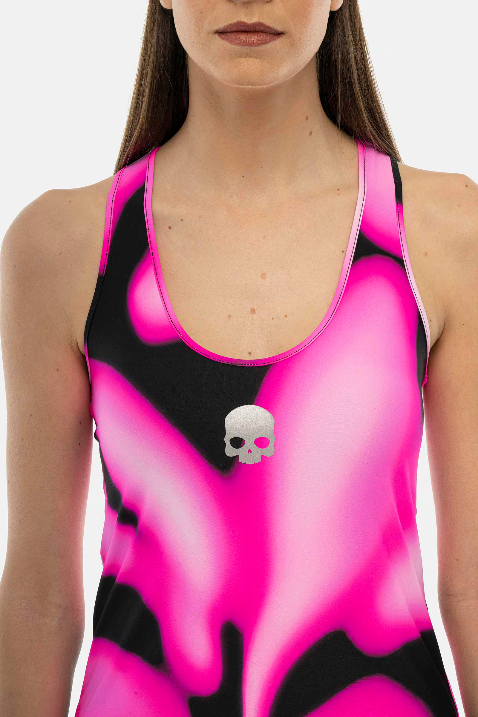 PSYCHEDELIC TECH DRESS - FUCHSIA - Hydrogen - Luxury Sportwear