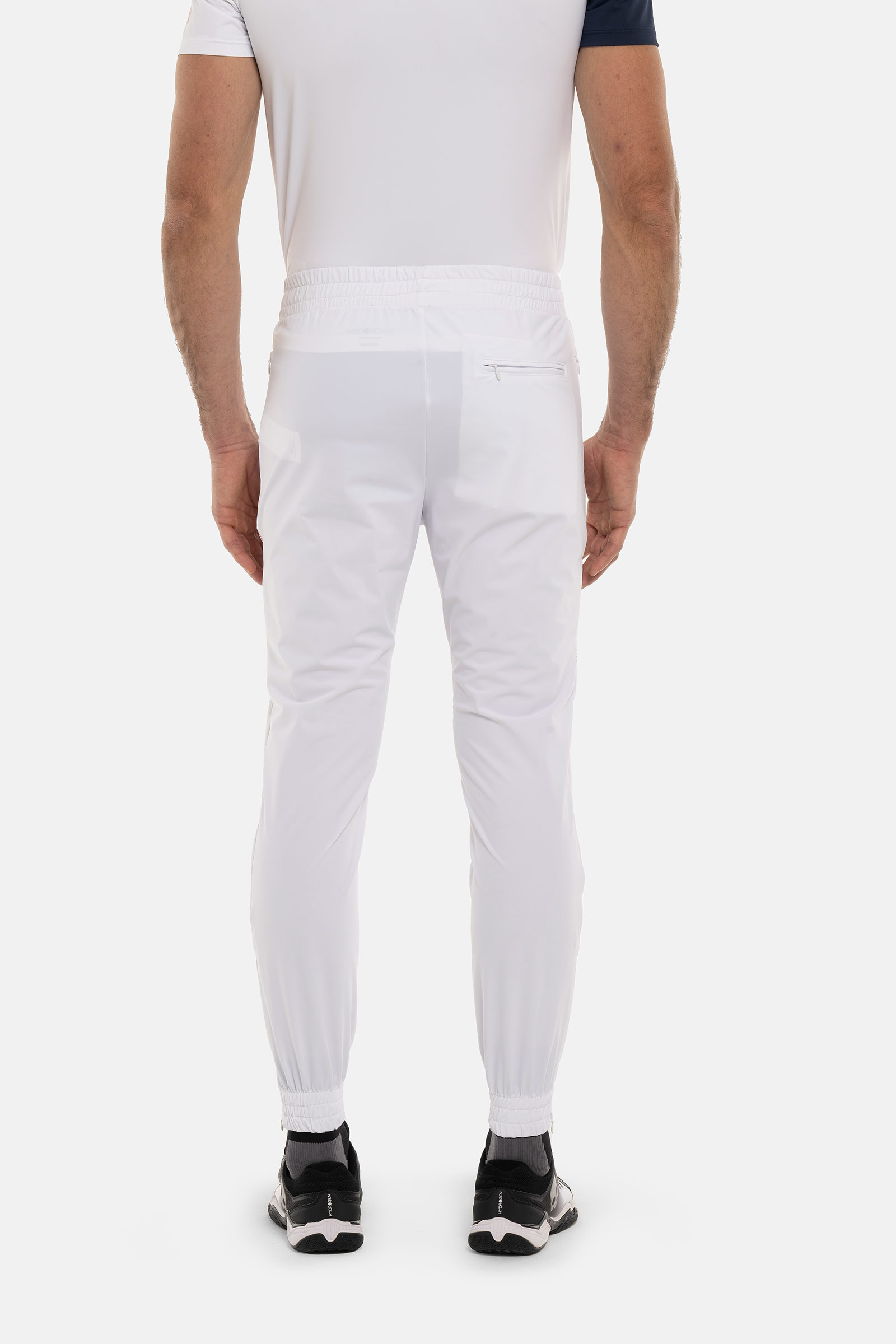 SPORT STRIPES TECH PANTS - WHITE - Hydrogen - Luxury Sportwear