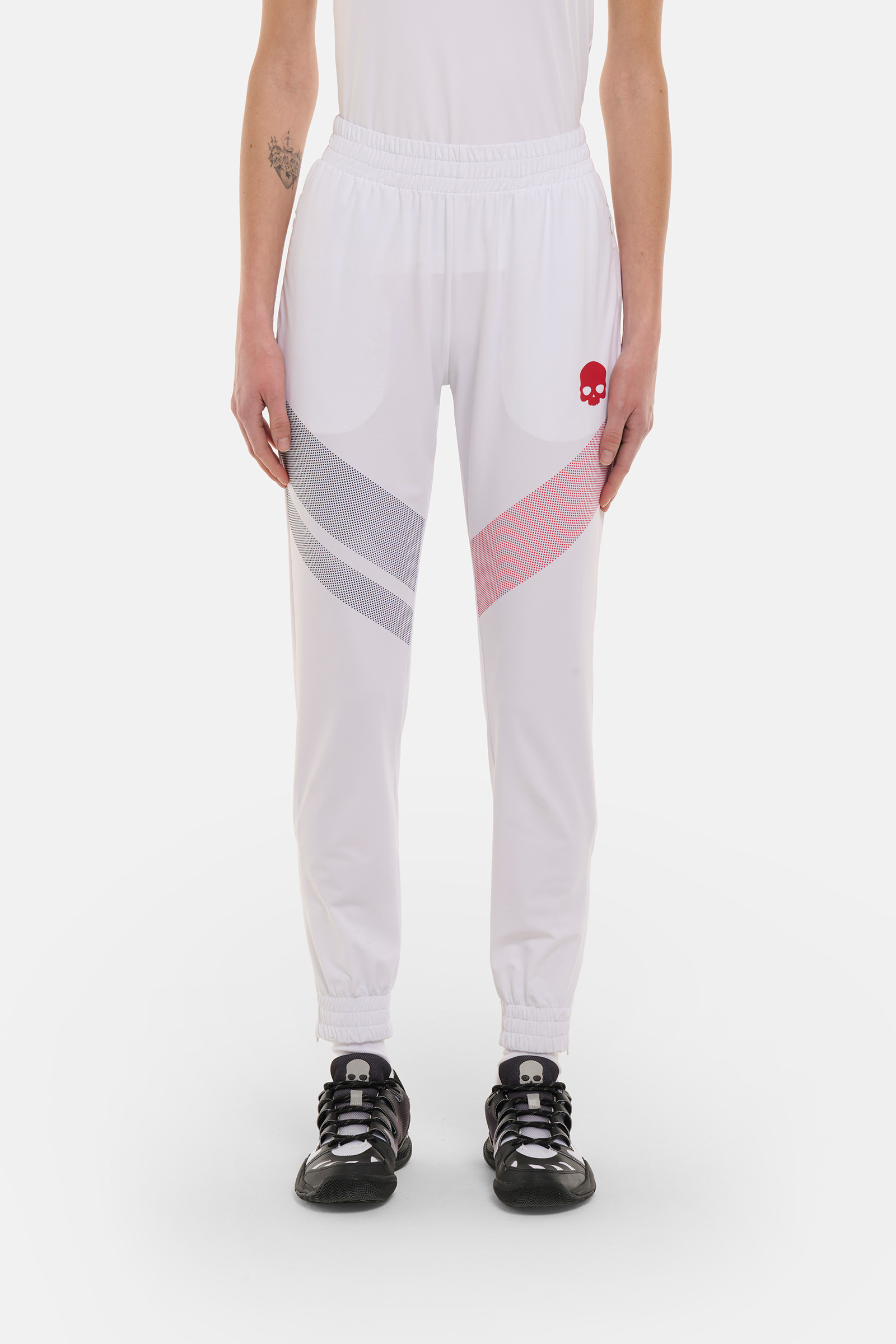 SPORT STRIPES TECH PANTS - WHITE - Hydrogen - Luxury Sportwear