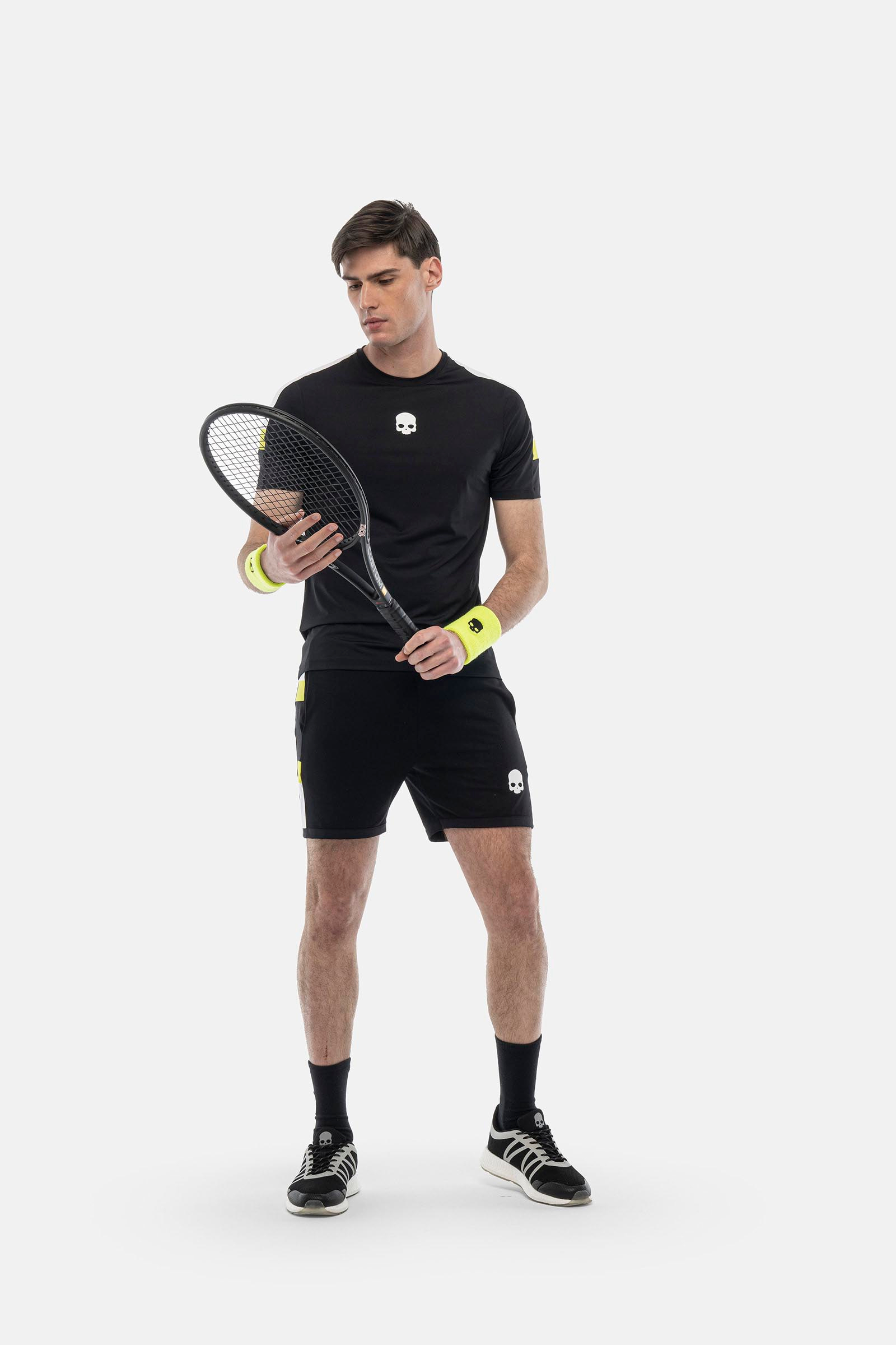 HERITAGE TECH T-SHIRT - BLACK - Hydrogen - Luxury Sportwear