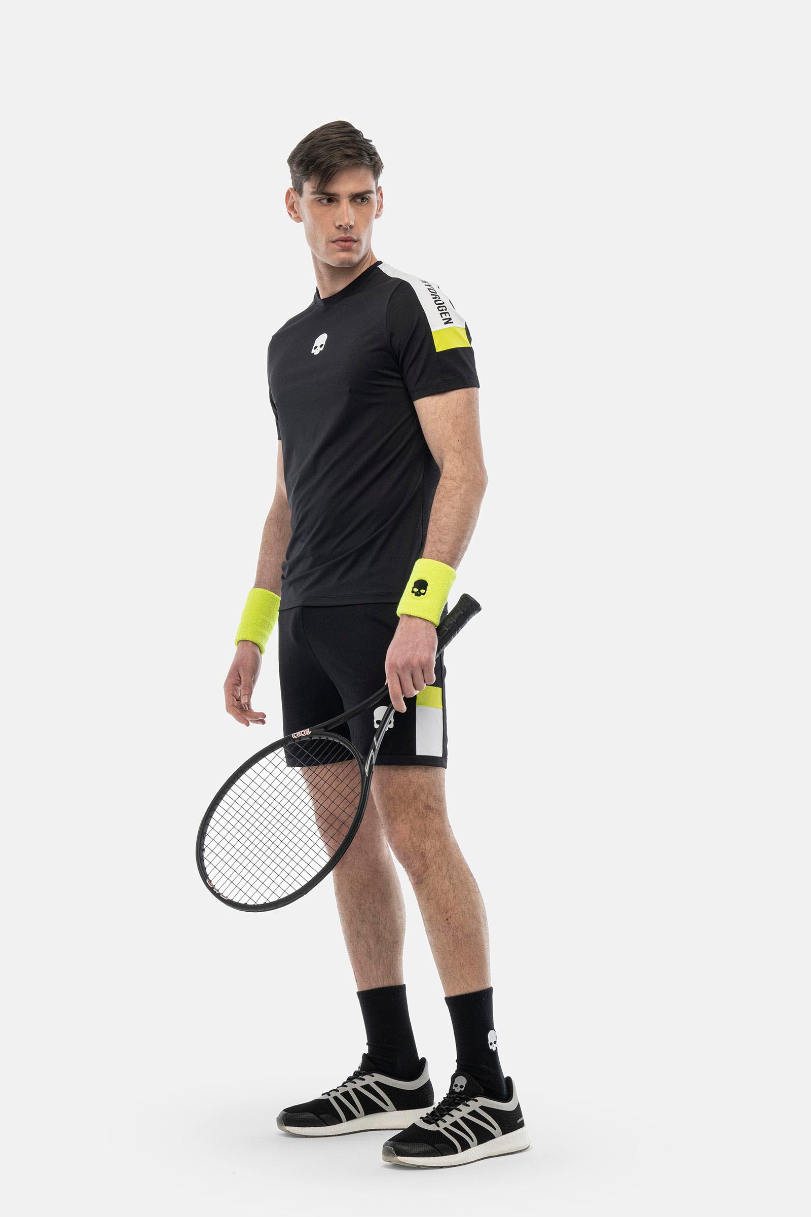 HERITAGE TECH T-SHIRT - BLACK - Hydrogen - Luxury Sportwear