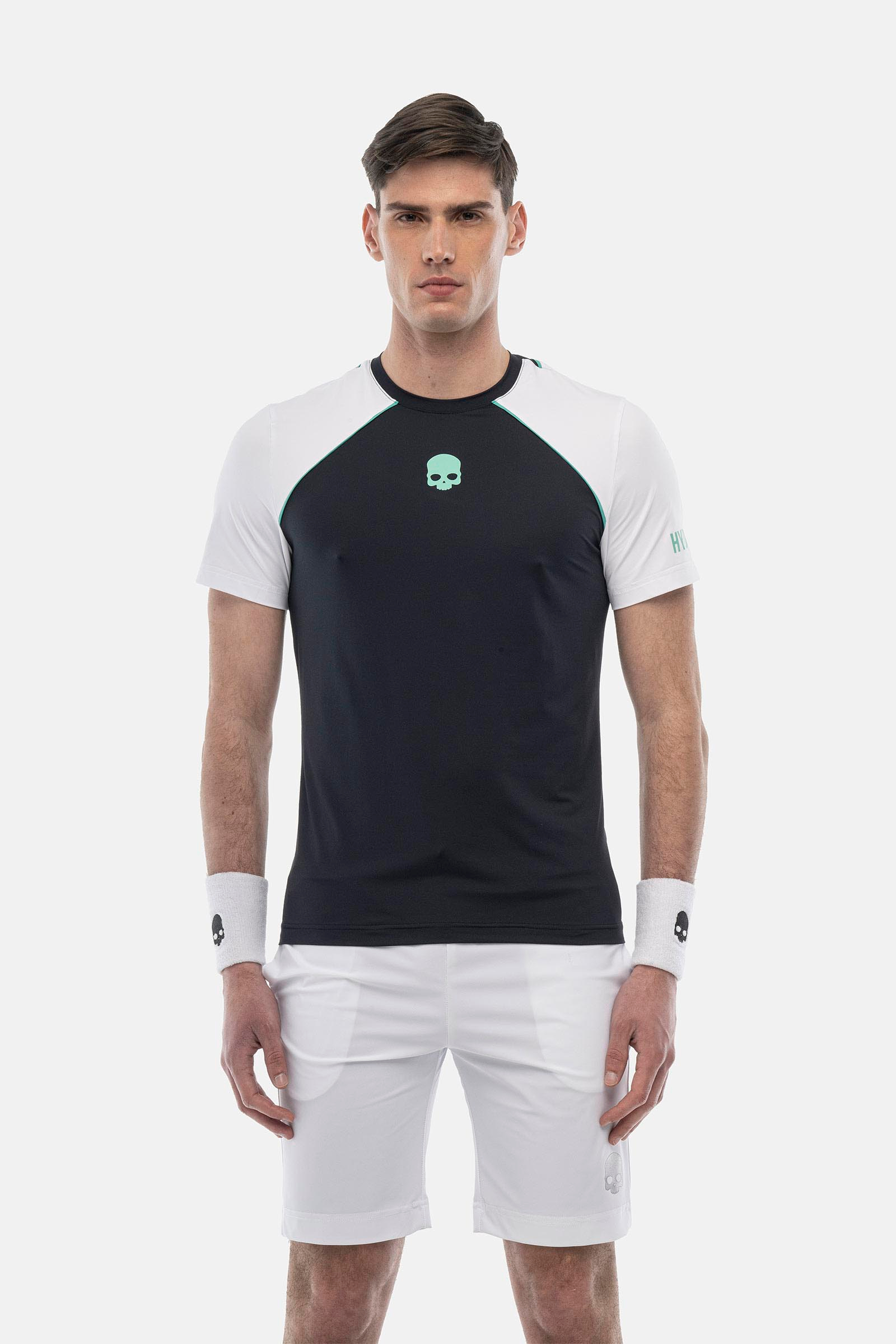 PIPING TECH T-SHIRT - BLUE - Hydrogen - Luxury Sportwear