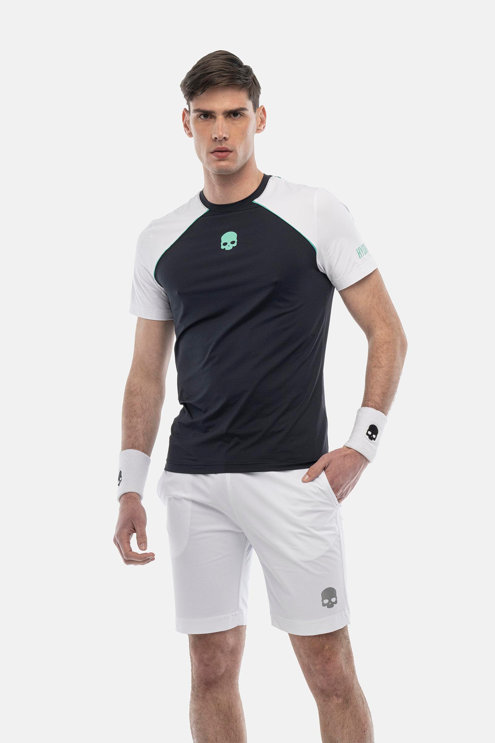 PIPING TECH T-SHIRT - BLUE - Hydrogen - Luxury Sportwear