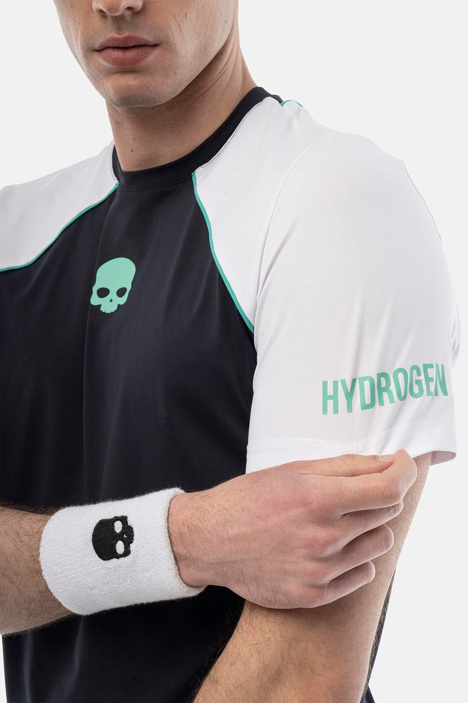 PIPING TECH T-SHIRT - BLUE - Hydrogen - Luxury Sportwear