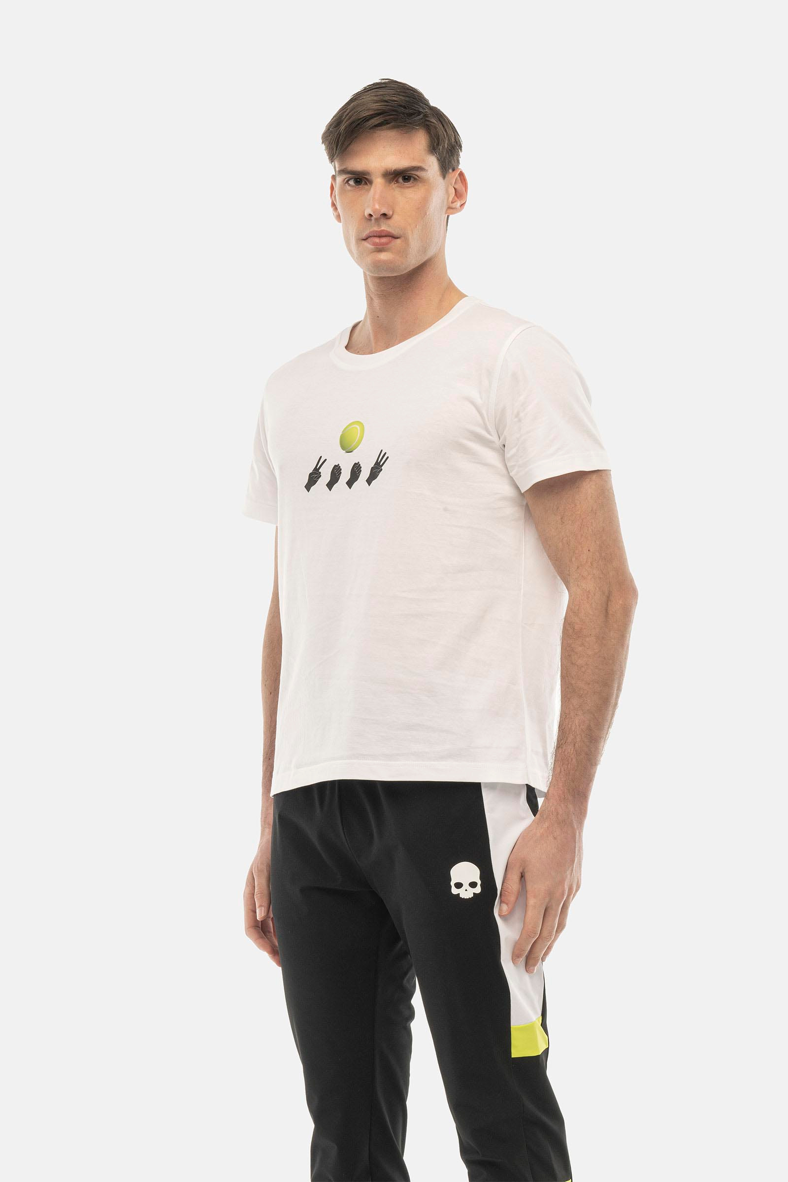 2003 TENNIS BALL T-SHIRT - WHITE - Hydrogen - Luxury Sportwear