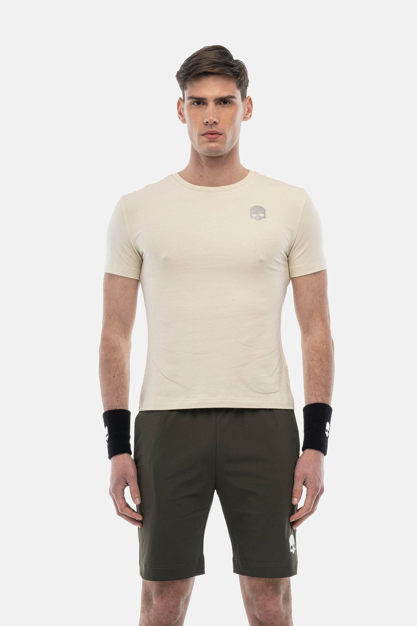 BRUSHED CAMO T-SHIRT - BEIGE - Hydrogen - Luxury Sportwear