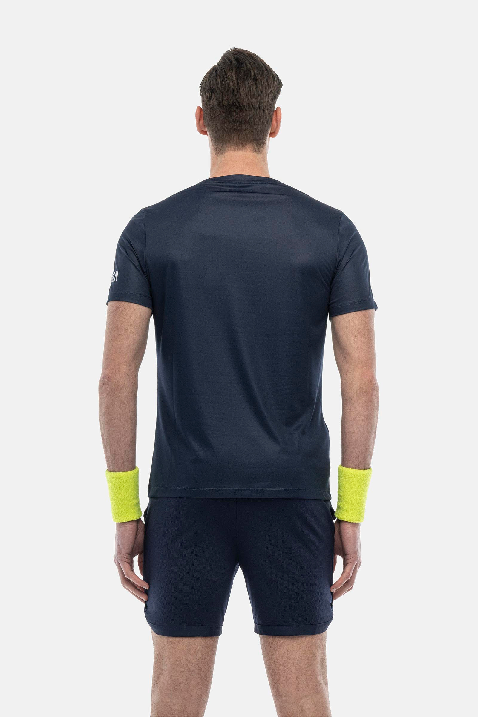 T-shirt tecnica Drip - BLUE,YELLOW - Abbigliamento sportivo | Hydrogen