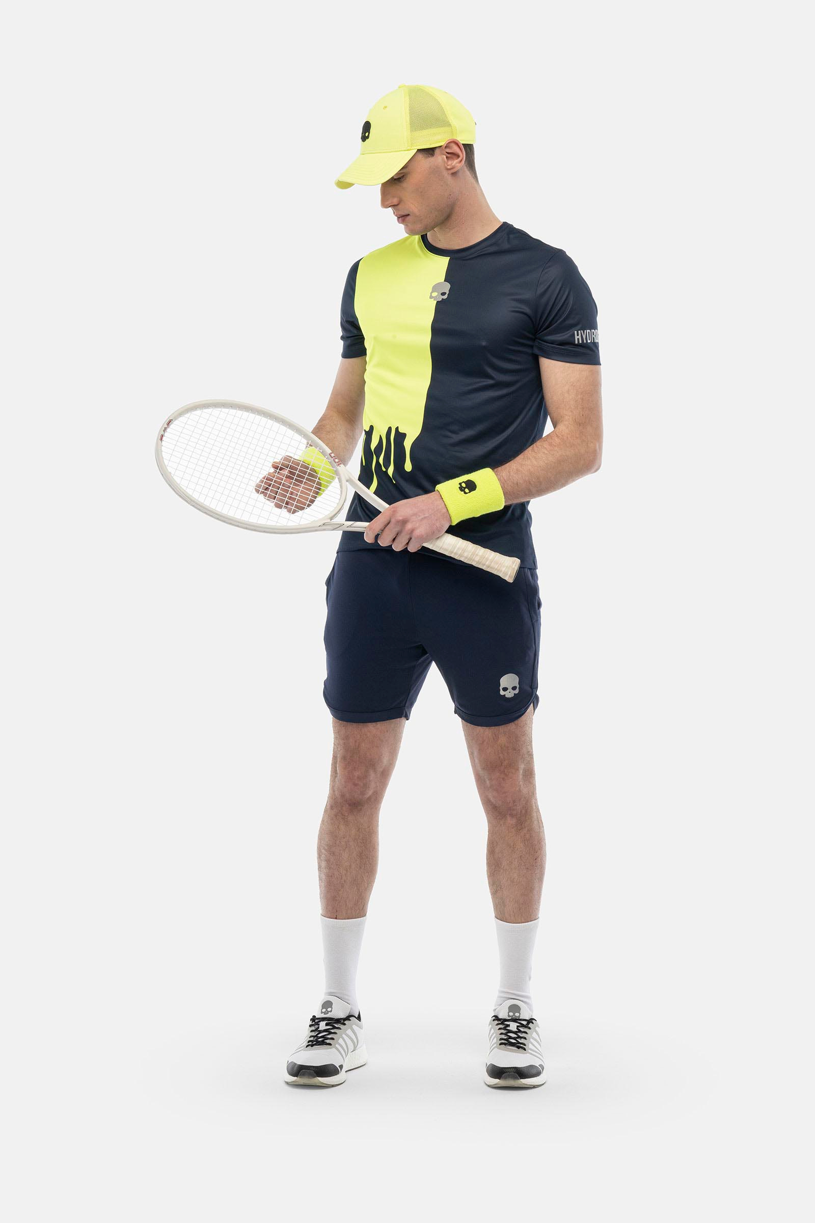 T-shirt tecnica Drip - BLUE,YELLOW - Abbigliamento sportivo | Hydrogen