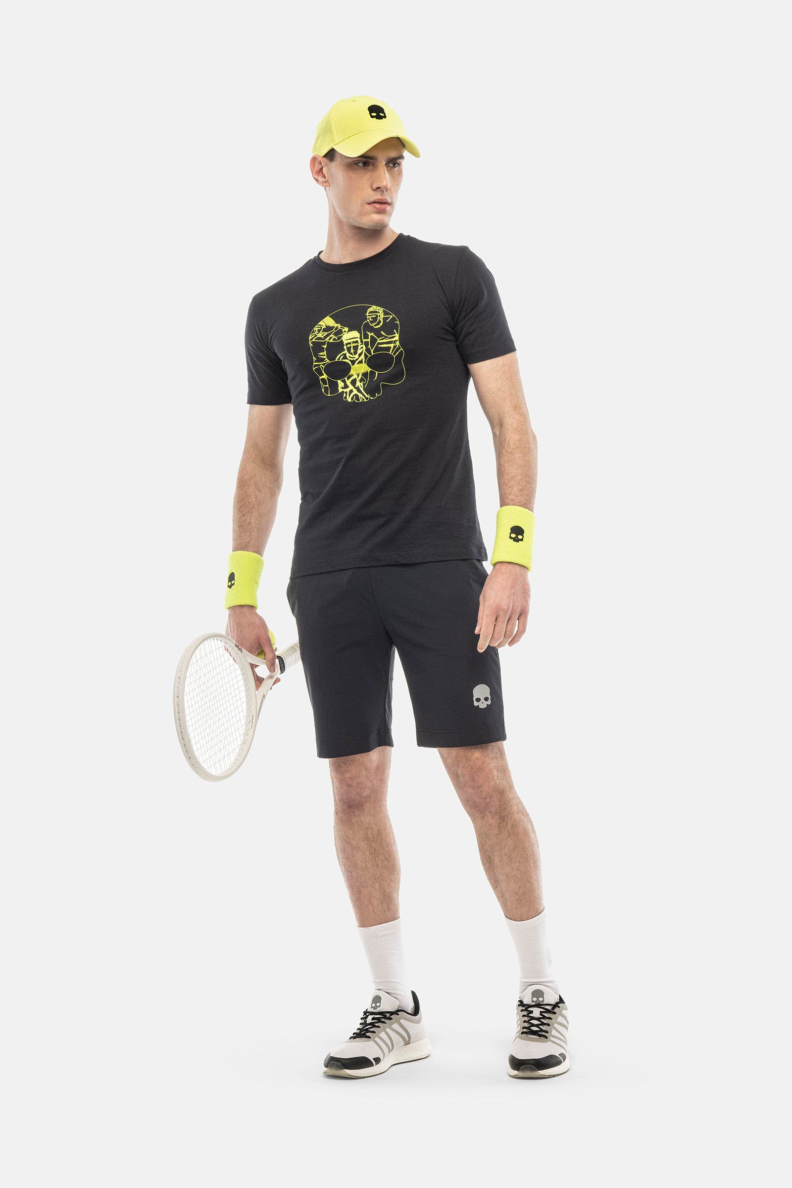 SKETCH T-SHIRT - BLUE,YELLOW - Hydrogen - Luxury Sportwear