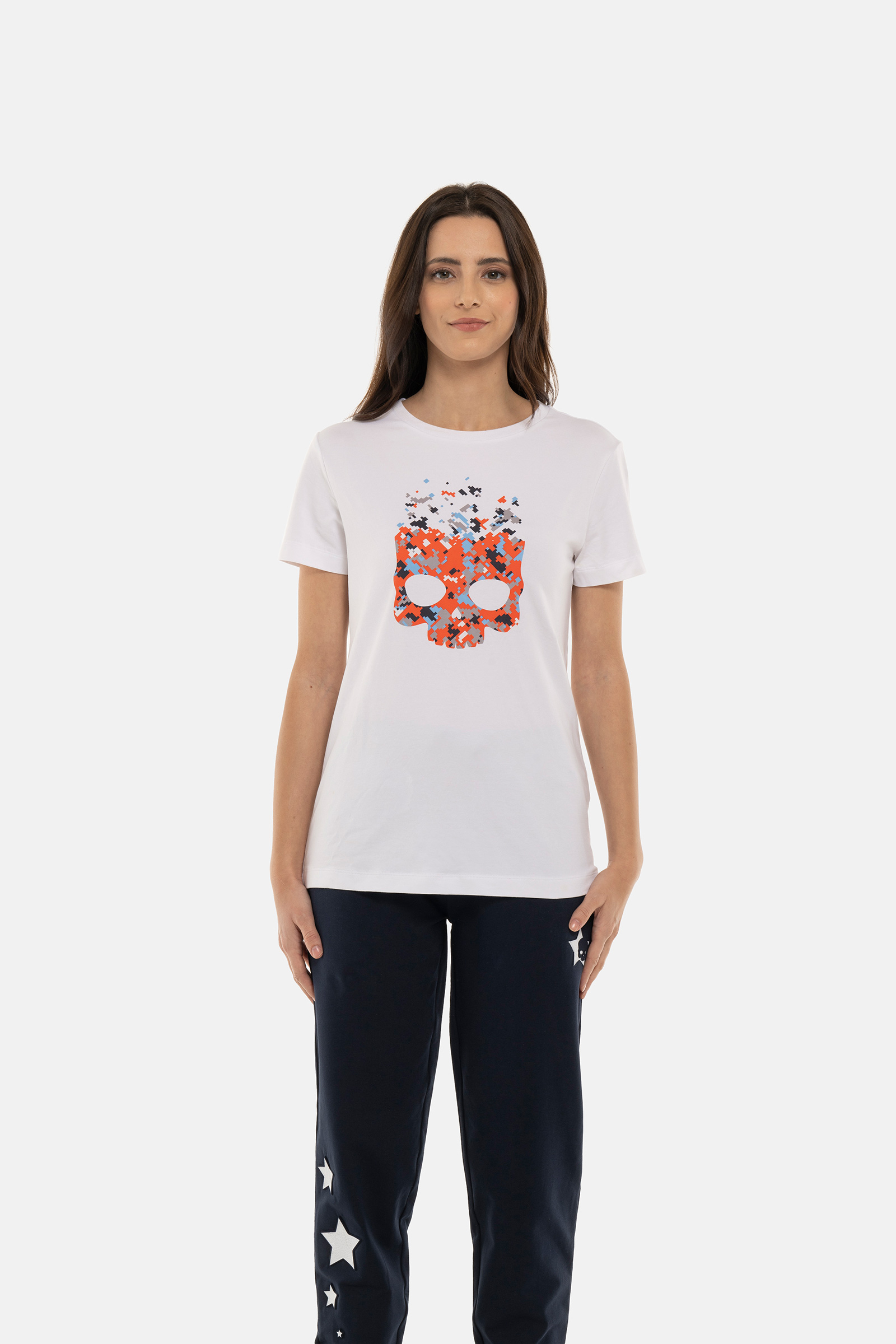 CAMU PIXEL COTTON TEE - Apparel - Hydrogen - Luxury Sportwear