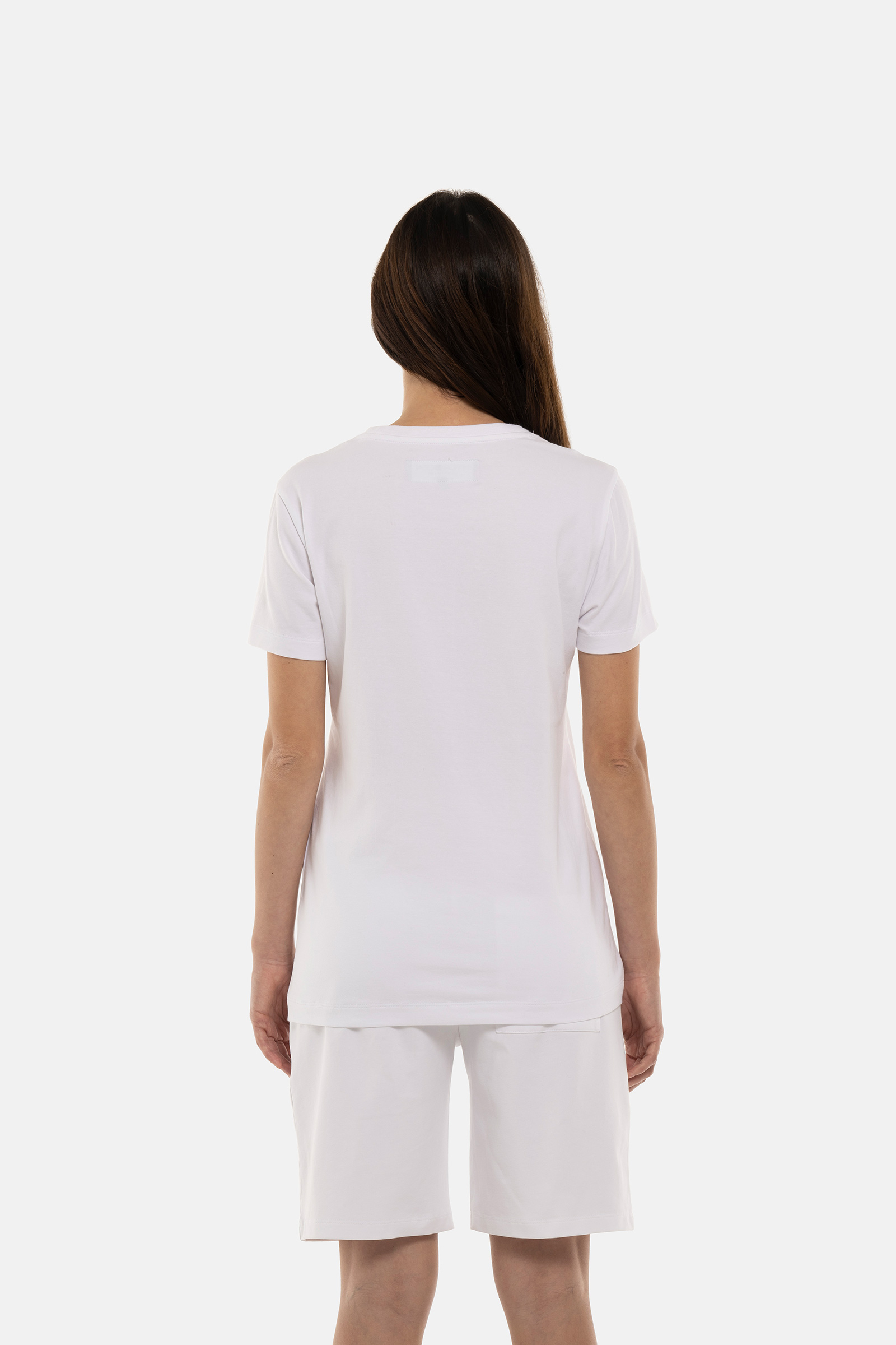CAMU PIXEL COTTON TEE - WHITE,MULTICOLOR - Hydrogen - Luxury Sportwear