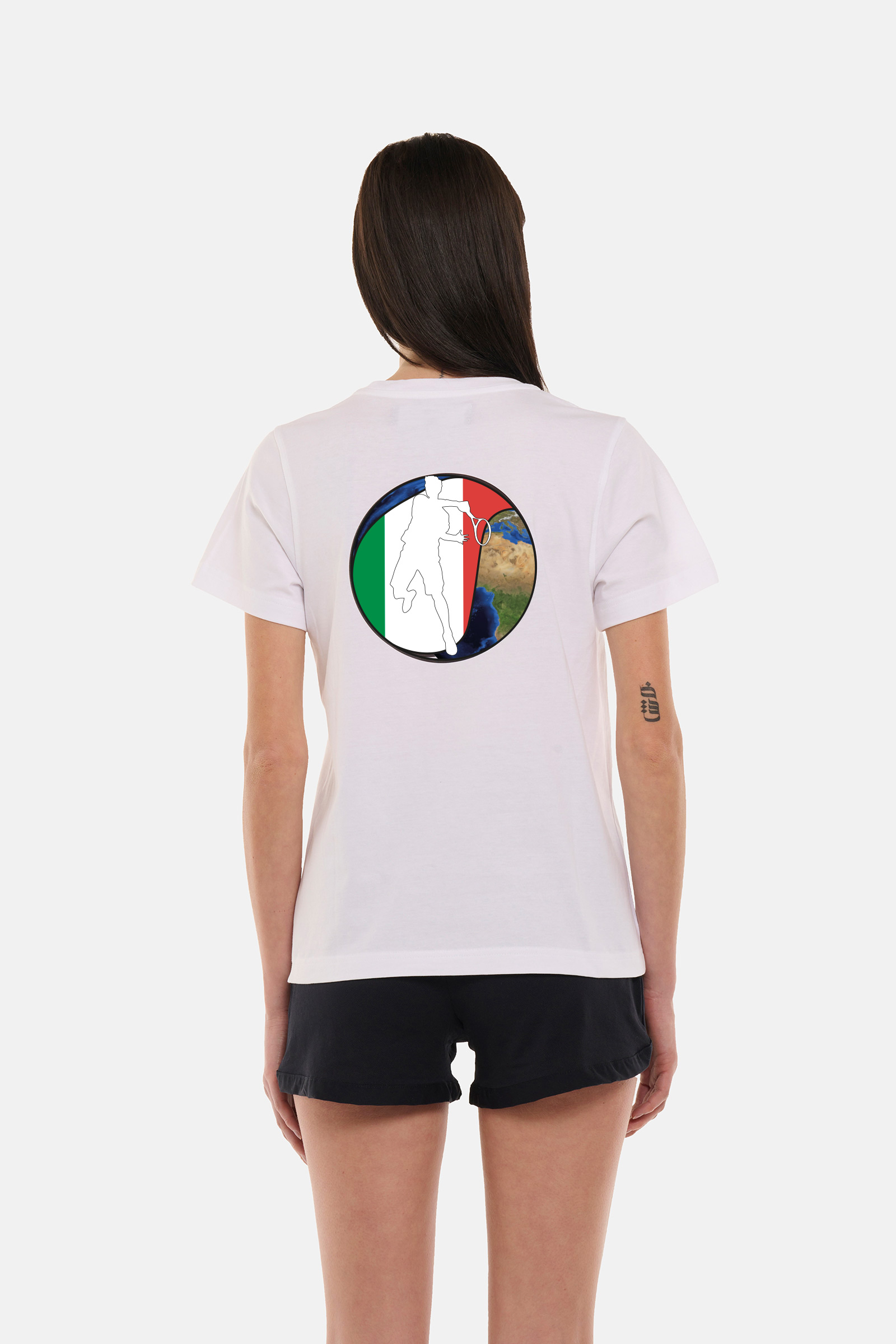 MATCH T-SHIRT - WHITE - Hydrogen - Luxury Sportwear