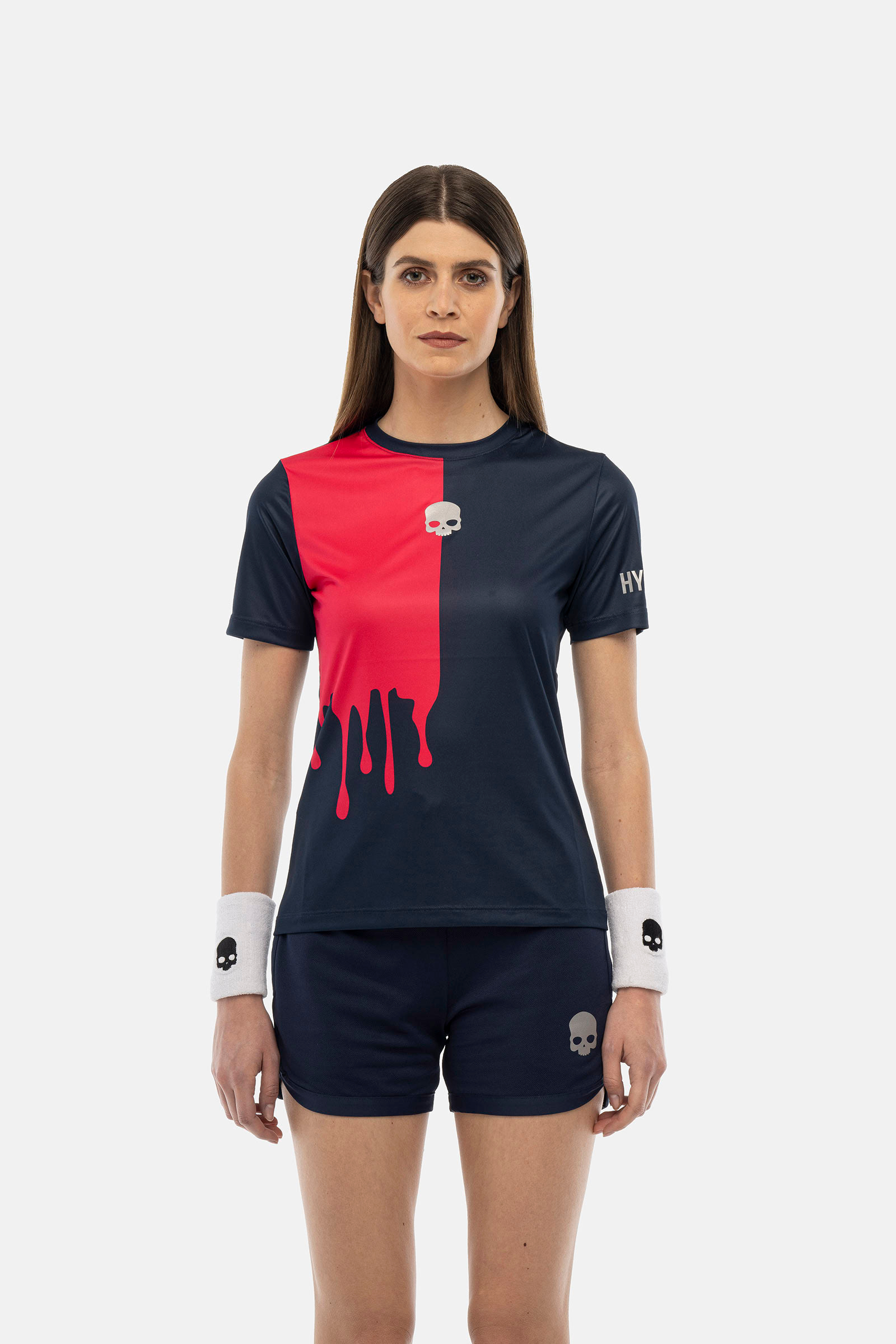 T-shirt tecnica drip - BLUE NAVY,FUCHSIA FLUO - Abbigliamento sportivo | Hydrogen