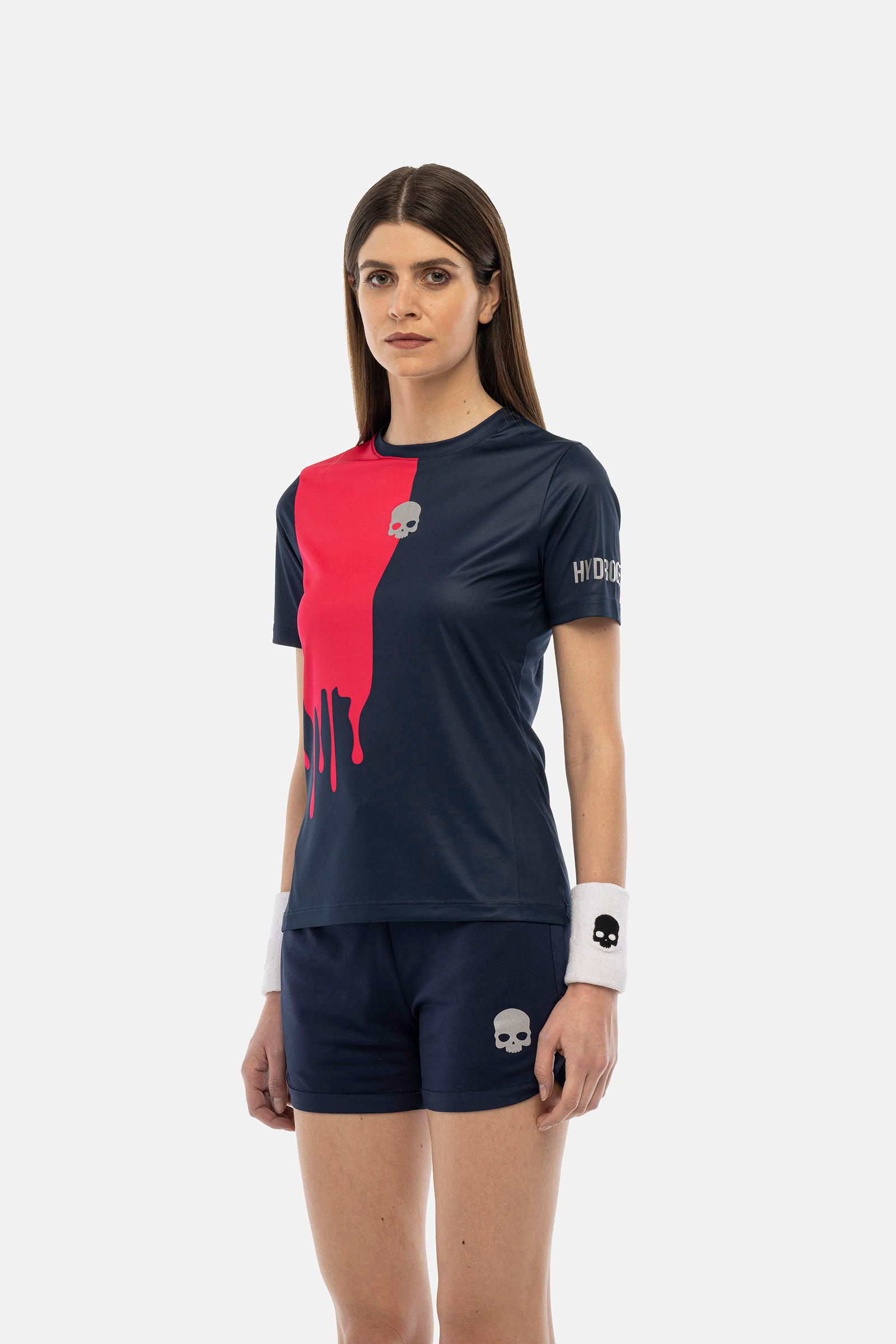 T-shirt tecnica drip - BLUE NAVY,FUCHSIA FLUO - Abbigliamento sportivo | Hydrogen