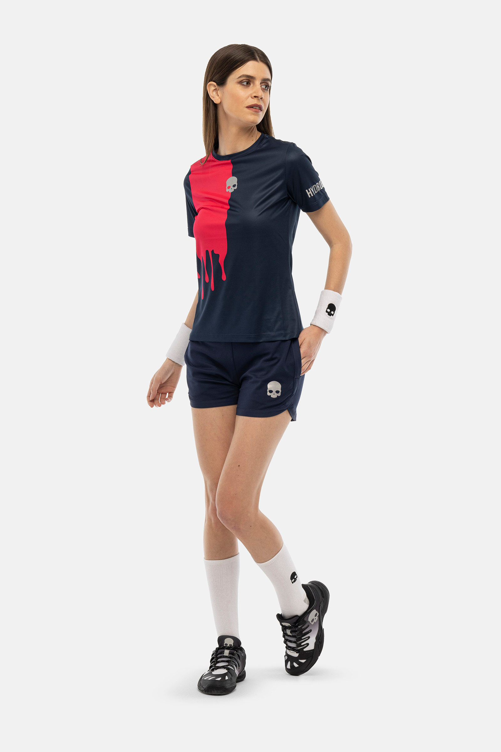 T-shirt tecnica drip - BLUE NAVY,FUCHSIA FLUO - Abbigliamento sportivo | Hydrogen