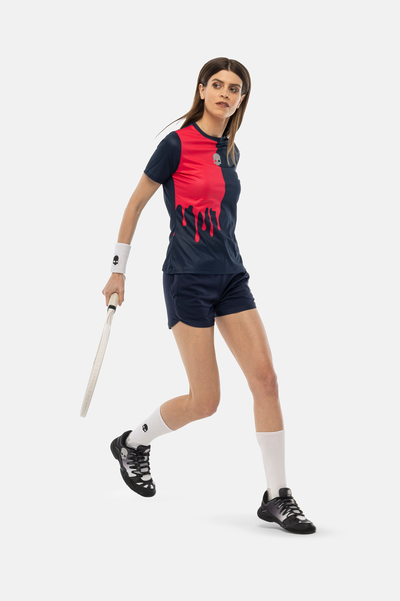 T-shirt tecnica drip - BLUE NAVY,FUCHSIA FLUO - Abbigliamento sportivo | Hydrogen