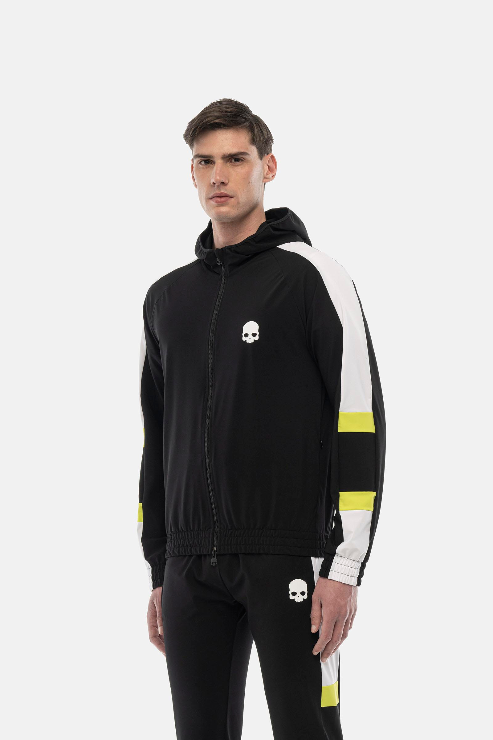 Felpa tecnica con cappuccio - BLACK - Abbigliamento sportivo | Hydrogen