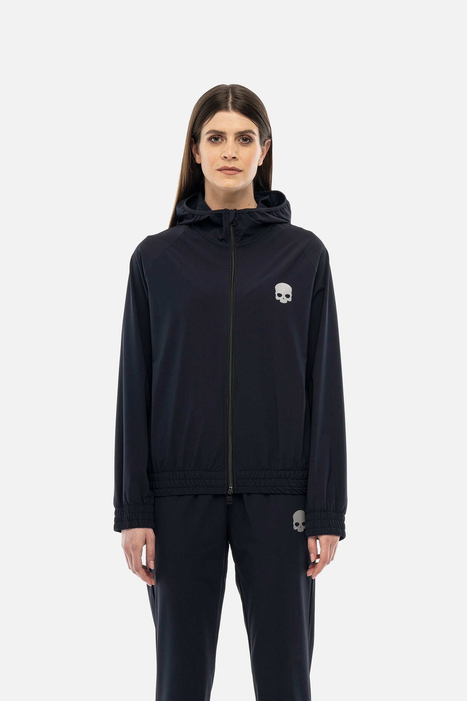 BASIC TECH FZ HOODIE - BLUE - Hydrogen - Luxury Sportwear