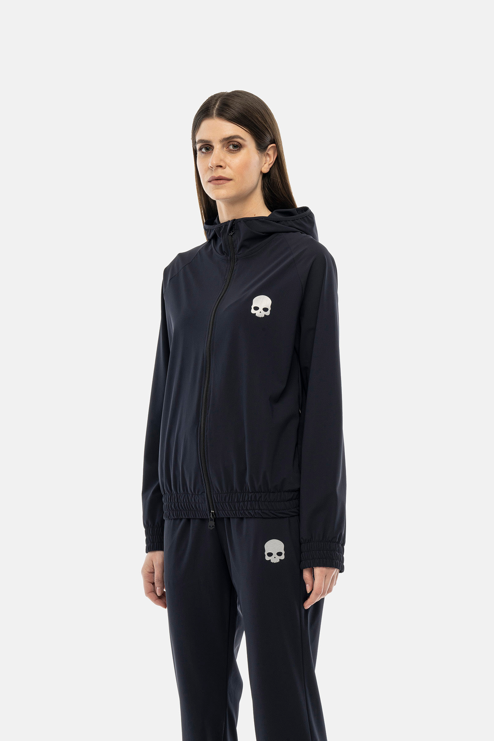 BASIC TECH FZ HOODIE - BLUE - Hydrogen - Luxury Sportwear