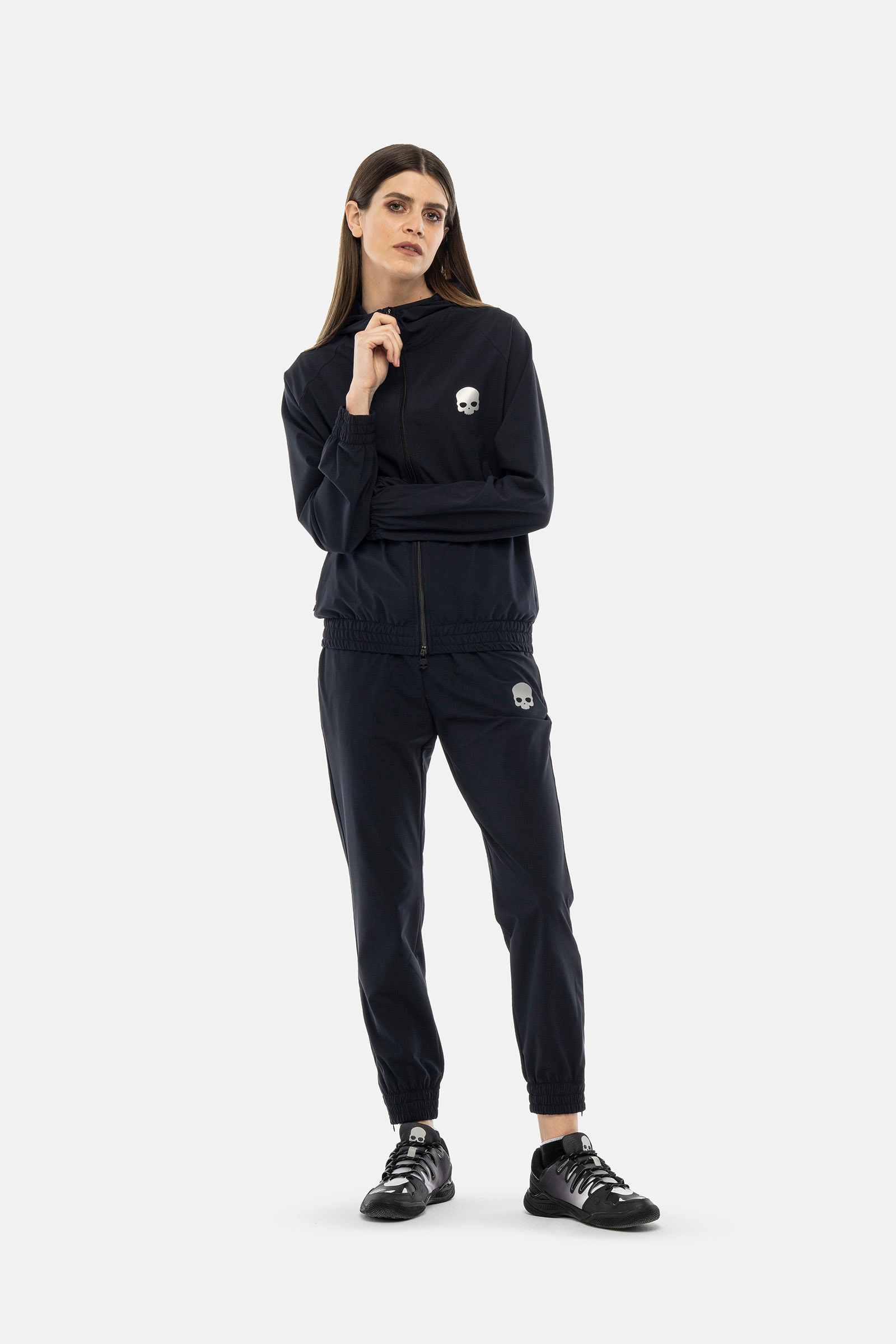 BASIC TECH FZ HOODIE - BLUE - Hydrogen - Luxury Sportwear