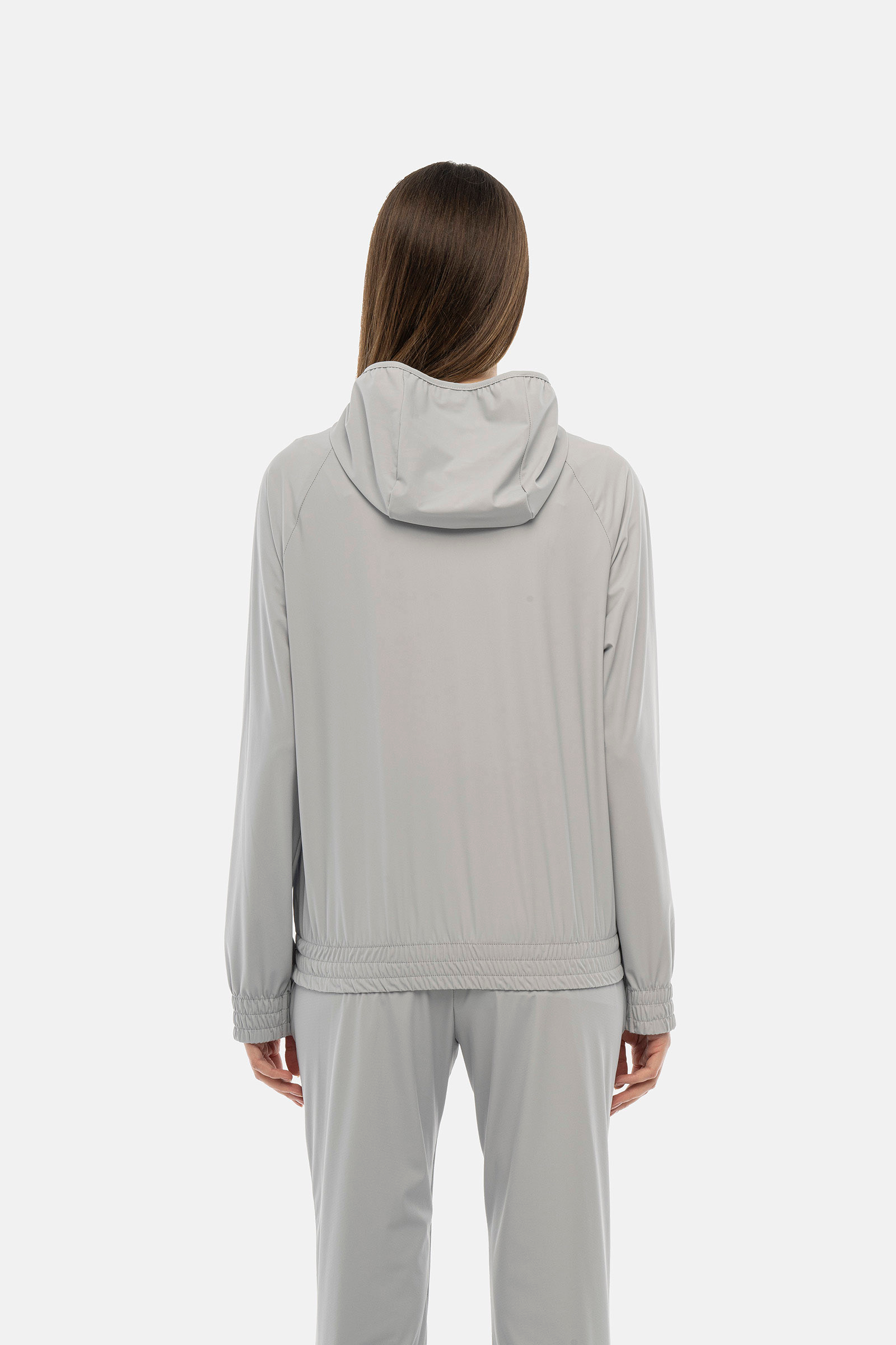 BASIC TECH FZ HOODIE - GREY - Hydrogen - Luxury Sportwear