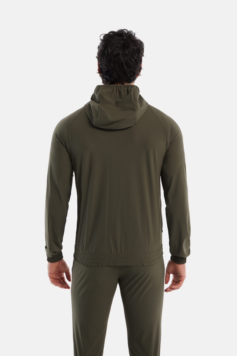 2003 TECH HOODIE - GREEN - Hydrogen - Luxury Sportwear