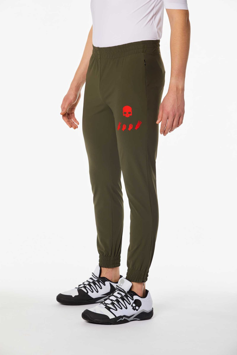 2003 TECH PANTS - GREEN - Hydrogen - Luxury Sportwear