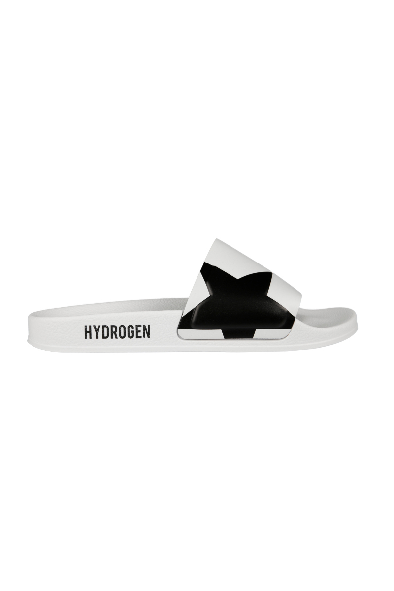 CYBER SLIPPERS - WHITE - Hydrogen - Luxury Sportwear