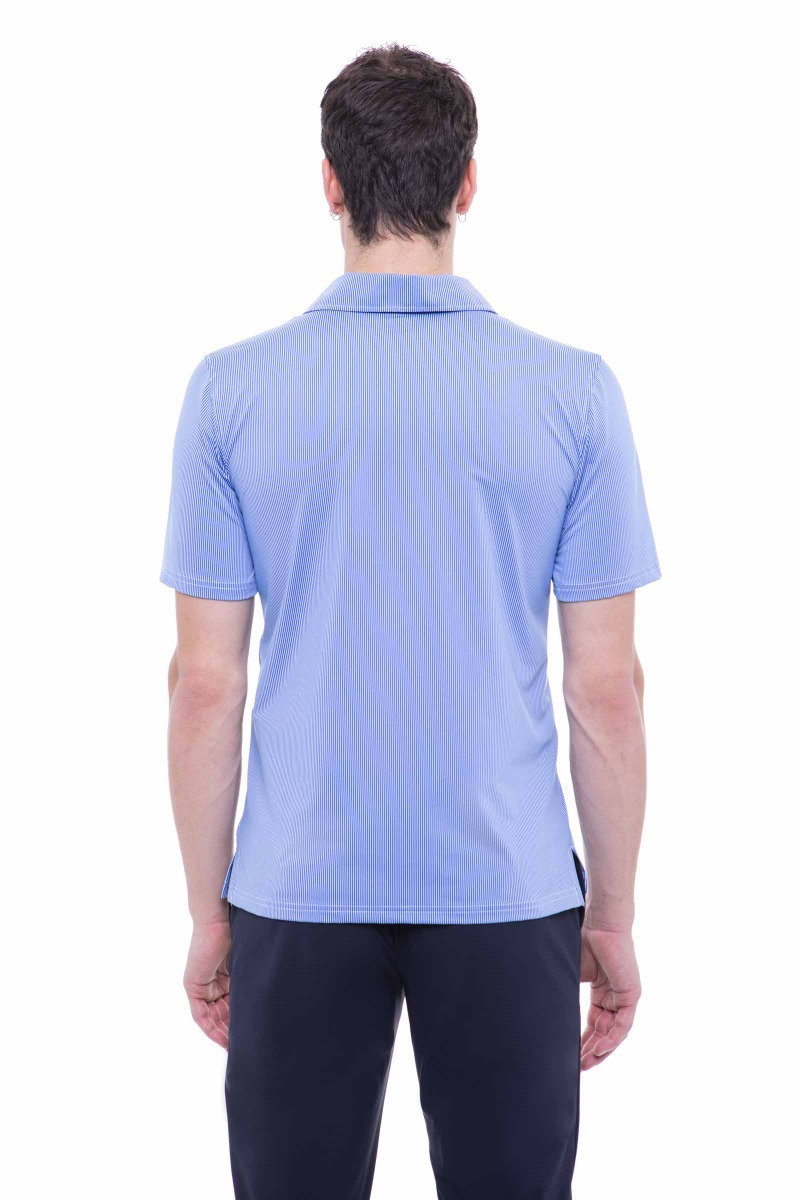 POLO SS - BLUE STRIPE WHITE - Abbigliamento sportivo | Hydrogen