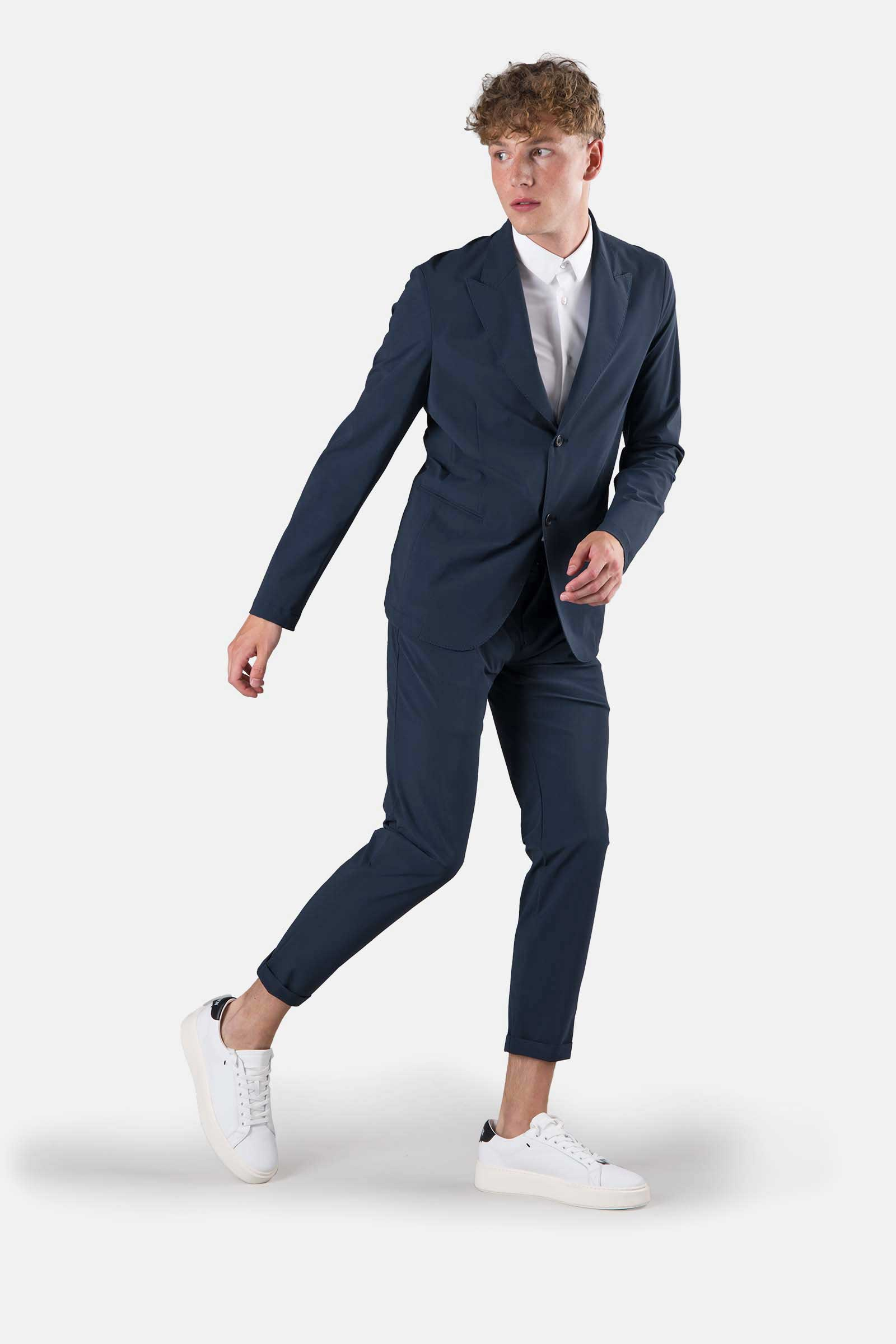 PEAK LAPEL JACKET - BLUE - Hydrogen - Luxury Sportwear