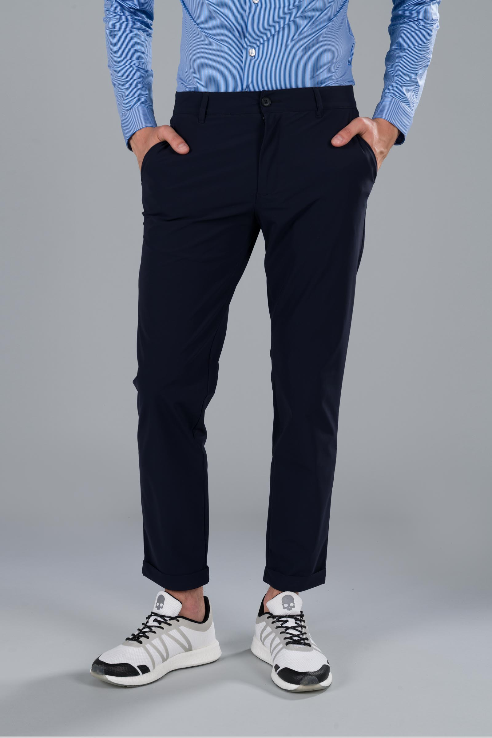 CLASSIC PANTS - BLUE NAVY - Hydrogen - Luxury Sportwear
