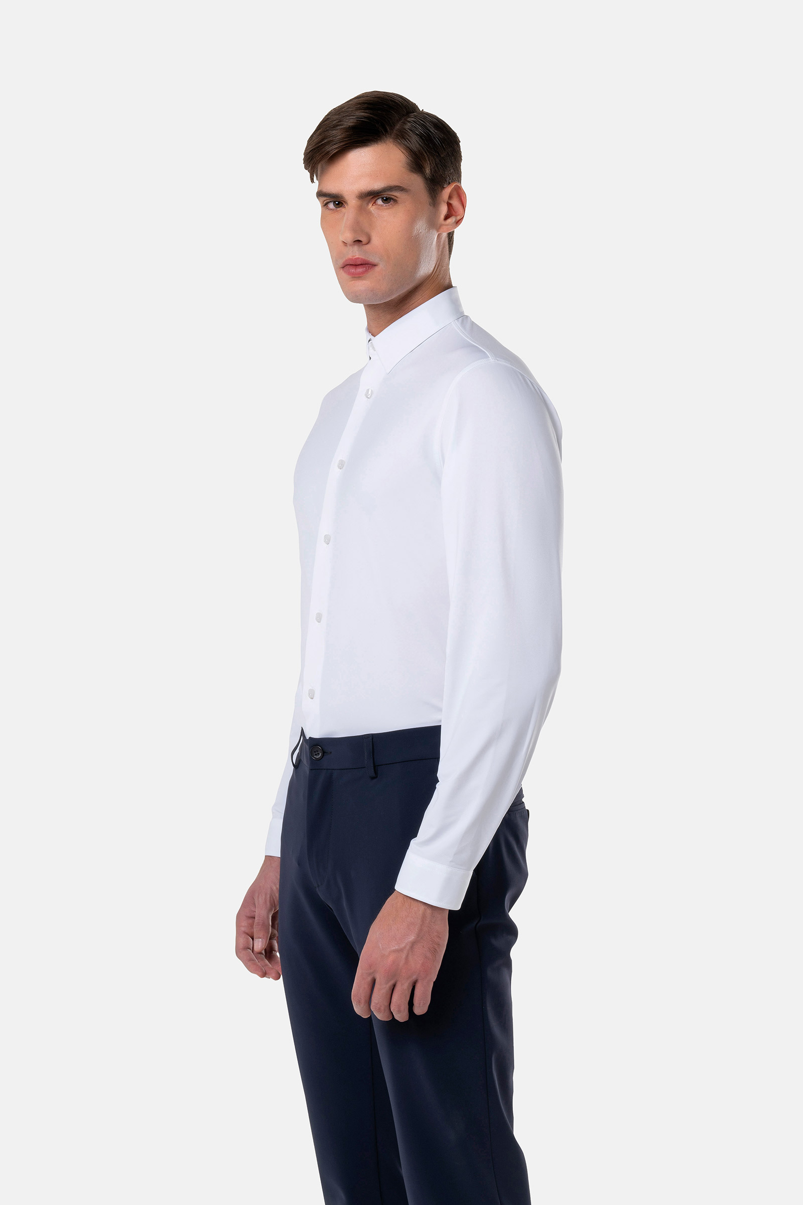 CYBER SHIRT - WHITE OXFORD - Hydrogen - Luxury Sportwear