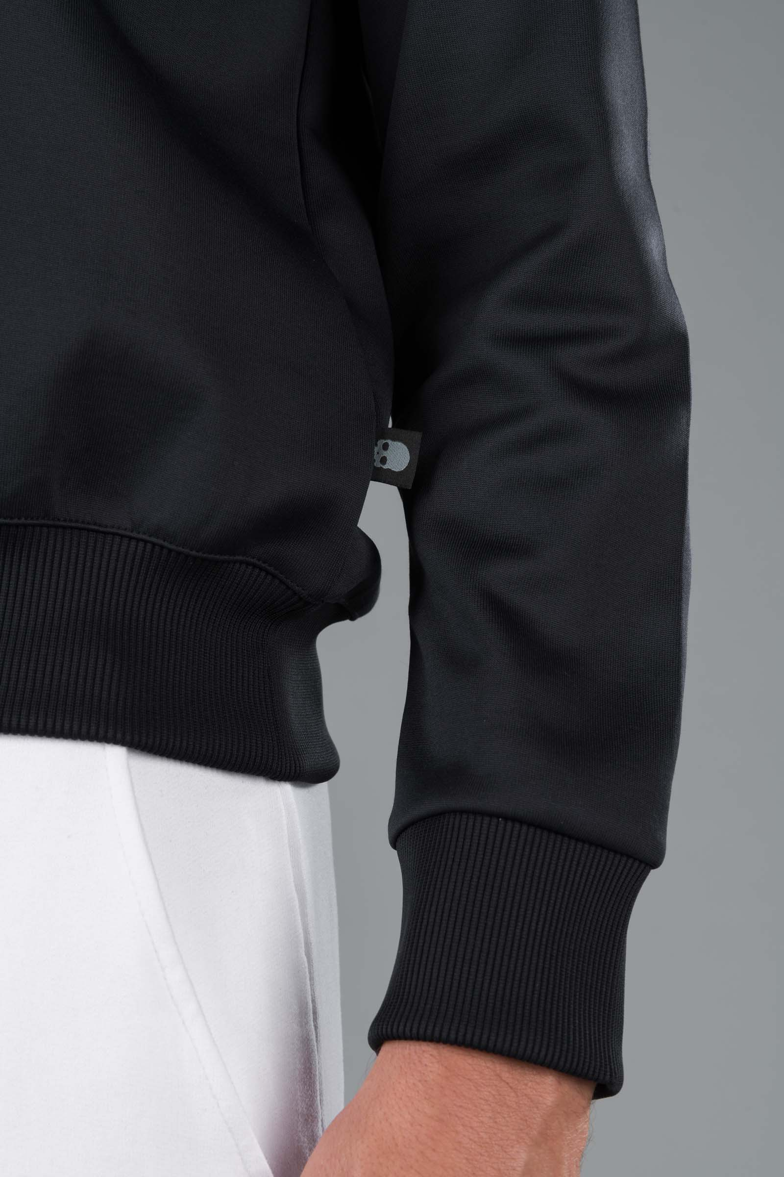 TECH CREWNECK - BLACK - Hydrogen - Luxury Sportwear