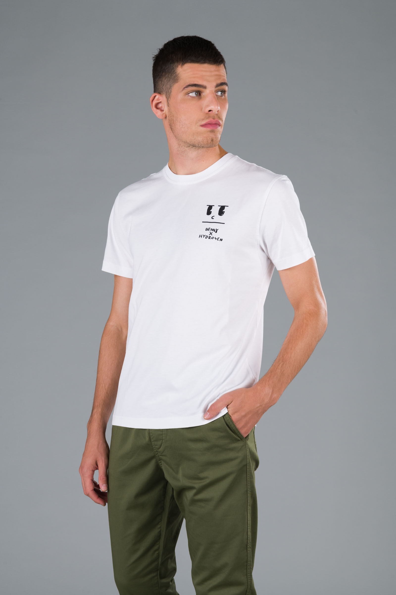 BENNY TEE - WHITE - Hydrogen - Luxury Sportwear