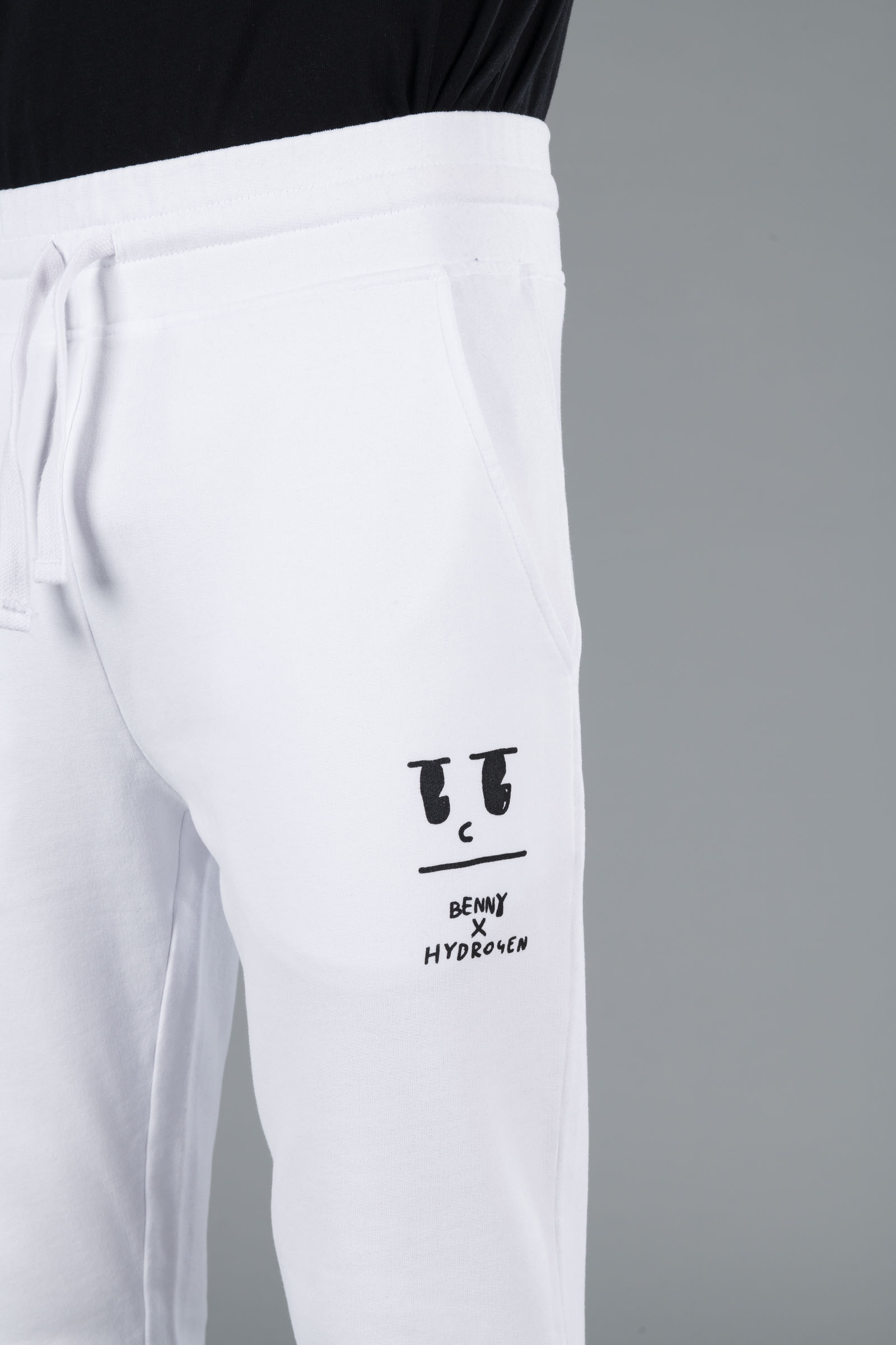 BENNY SWEATPANTS - WHITE - Hydrogen - Luxury Sportwear