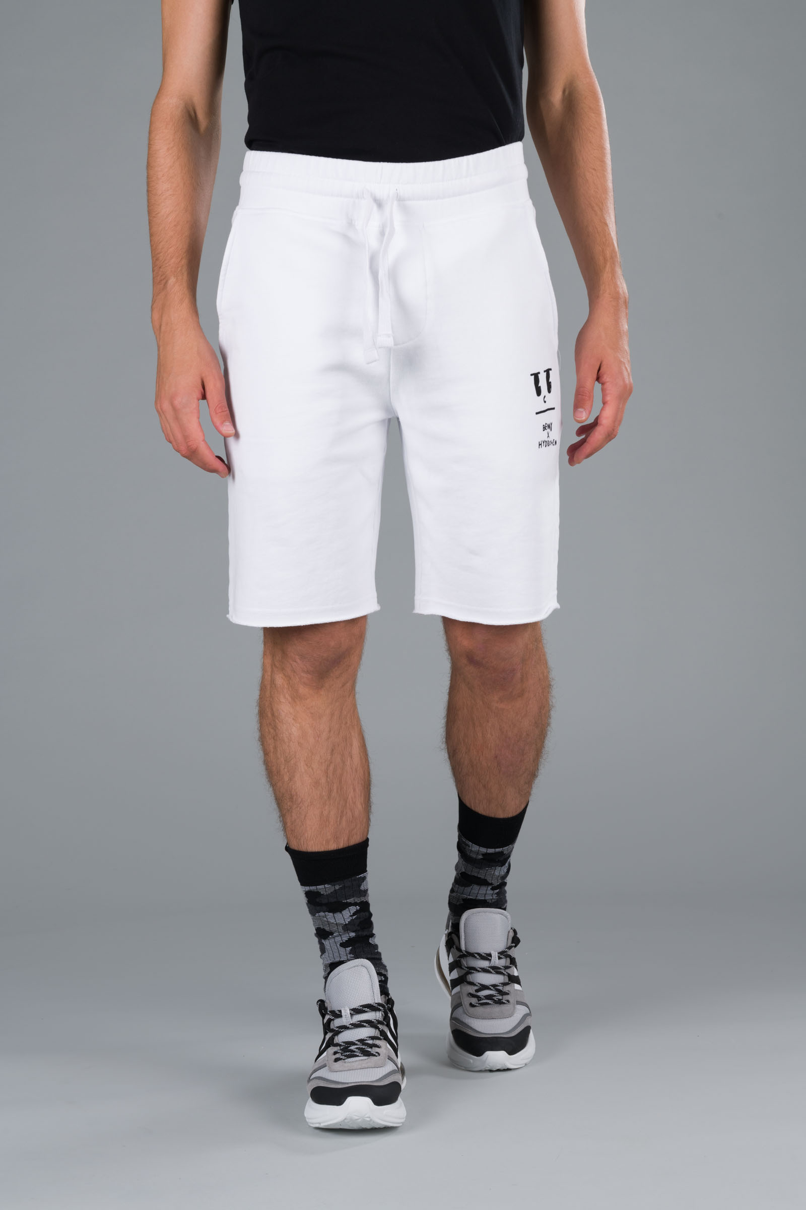 BENNY SHORTS - WHITE - Hydrogen - Luxury Sportwear