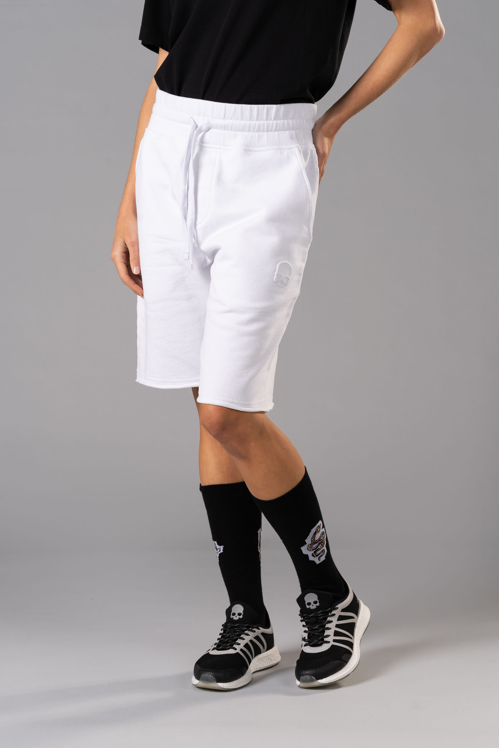 SKULL SHORTS - WHITE - Hydrogen - Luxury Sportwear