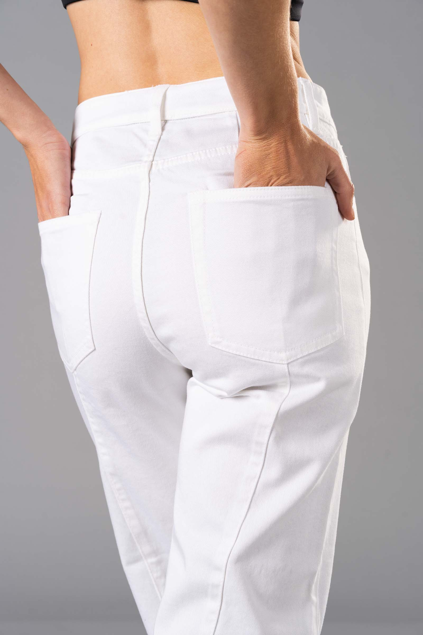 JEANS - WHITE - Hydrogen - Luxury Sportwear