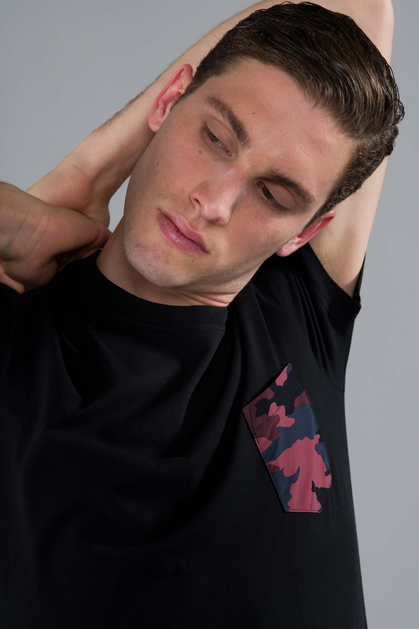 POCKET TEE - Apparel - Hydrogen - Luxury Sportwear