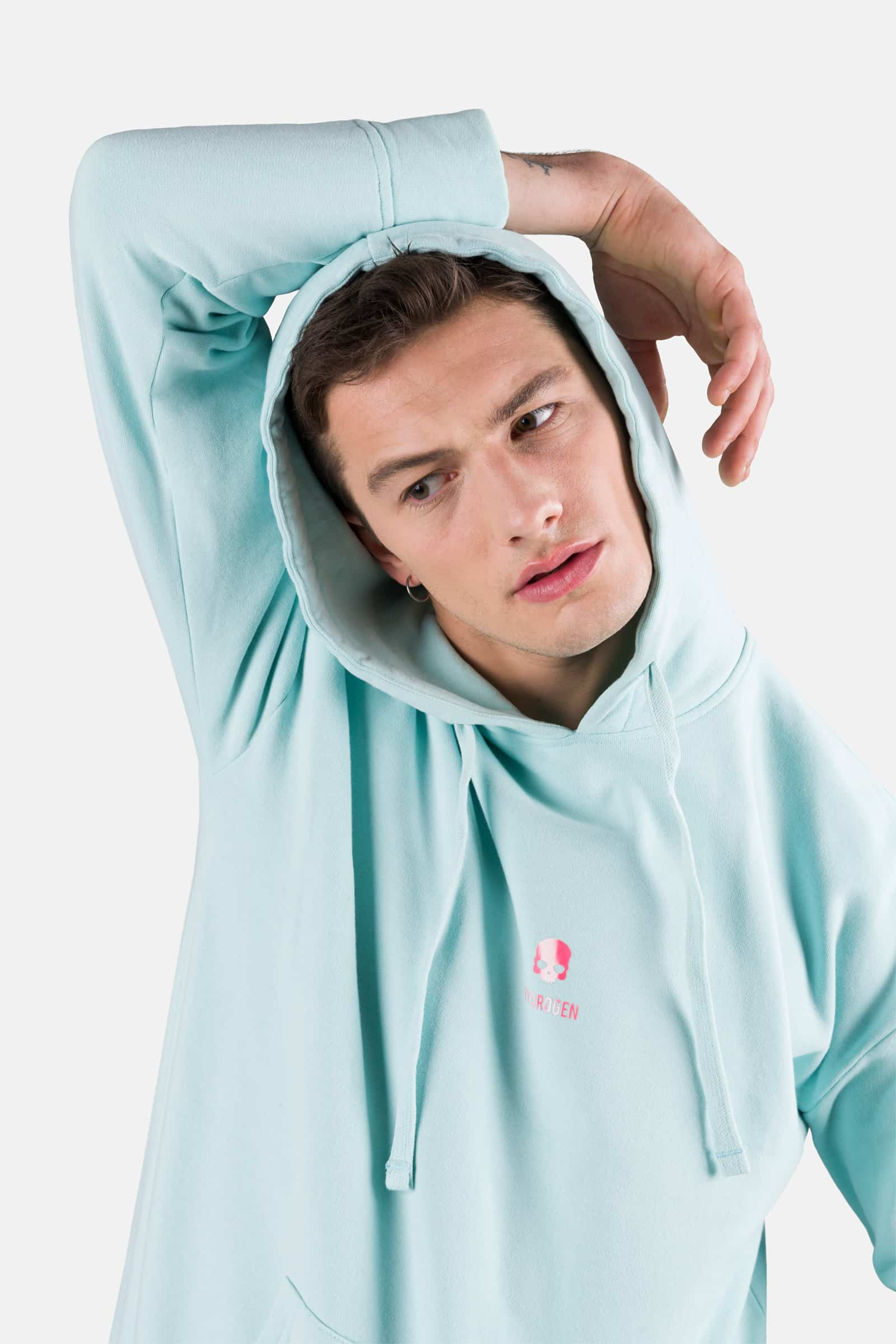 SKULL HOODIE - SEA WATER - Hydrogen - Luxury Sportwear