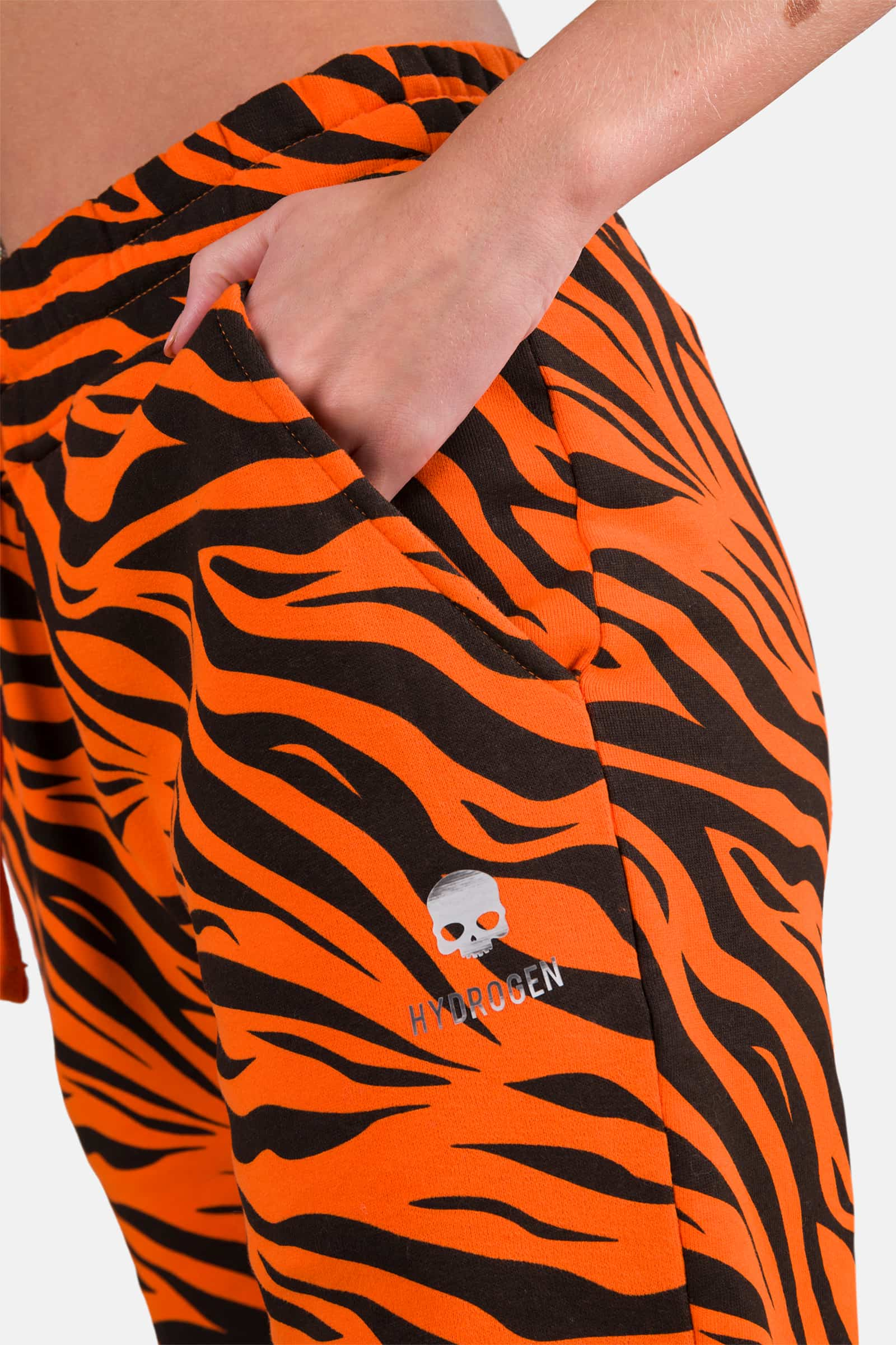 PRINTED PANTS - ORANGE TIGER - Hydrogen - Luxury Sportwear