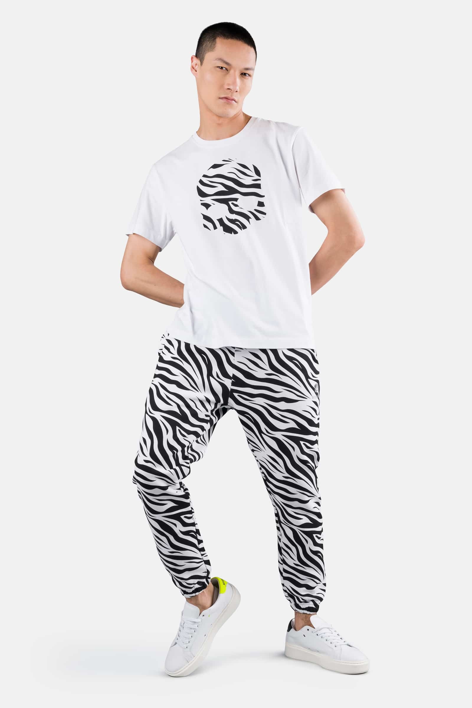 SKULL TEE - WHITE,ZEBRA - Hydrogen - Luxury Sportwear