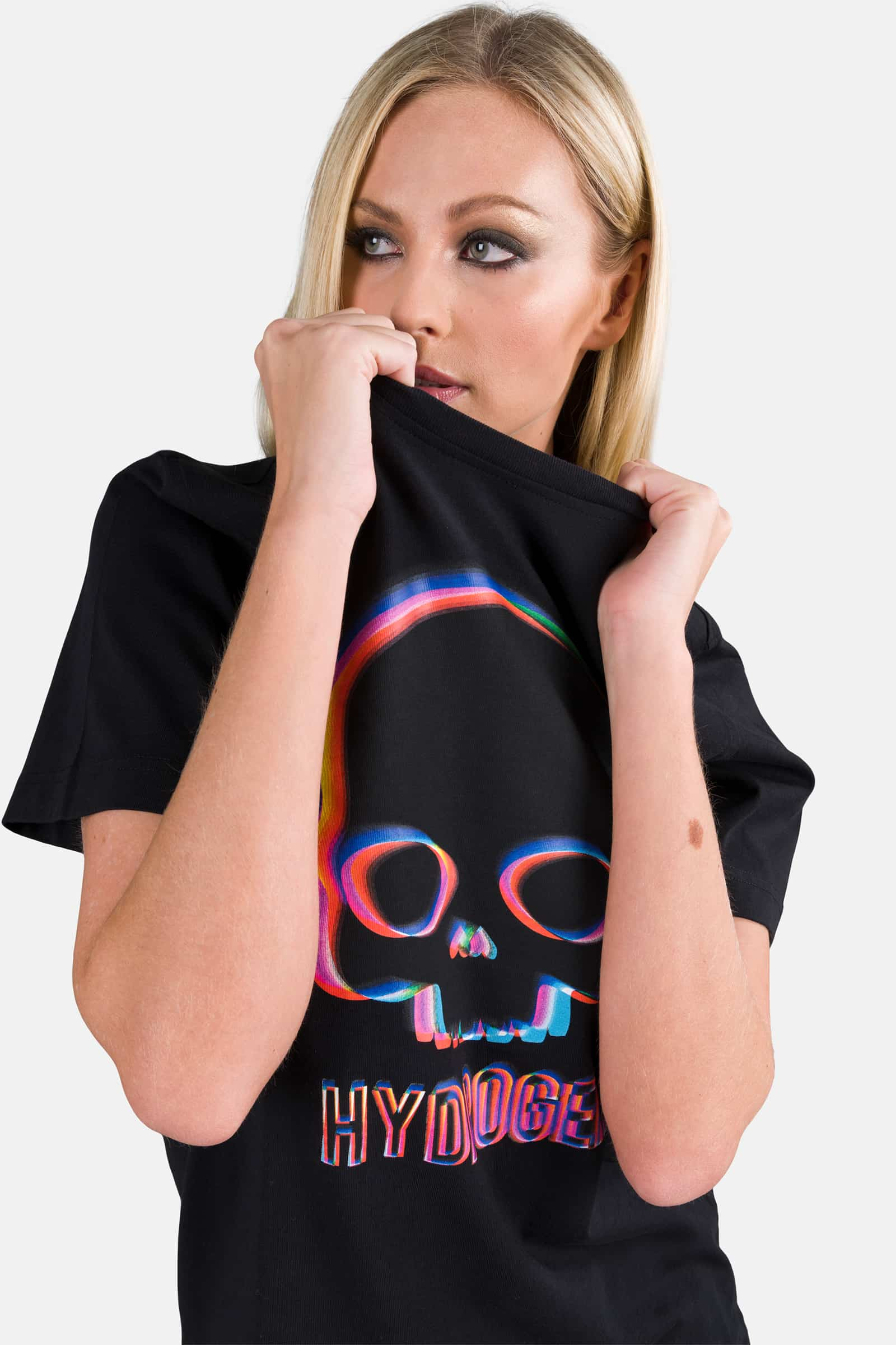 HYDROGEN SKULL TEE - BLACK - Hydrogen - Luxury Sportwear
