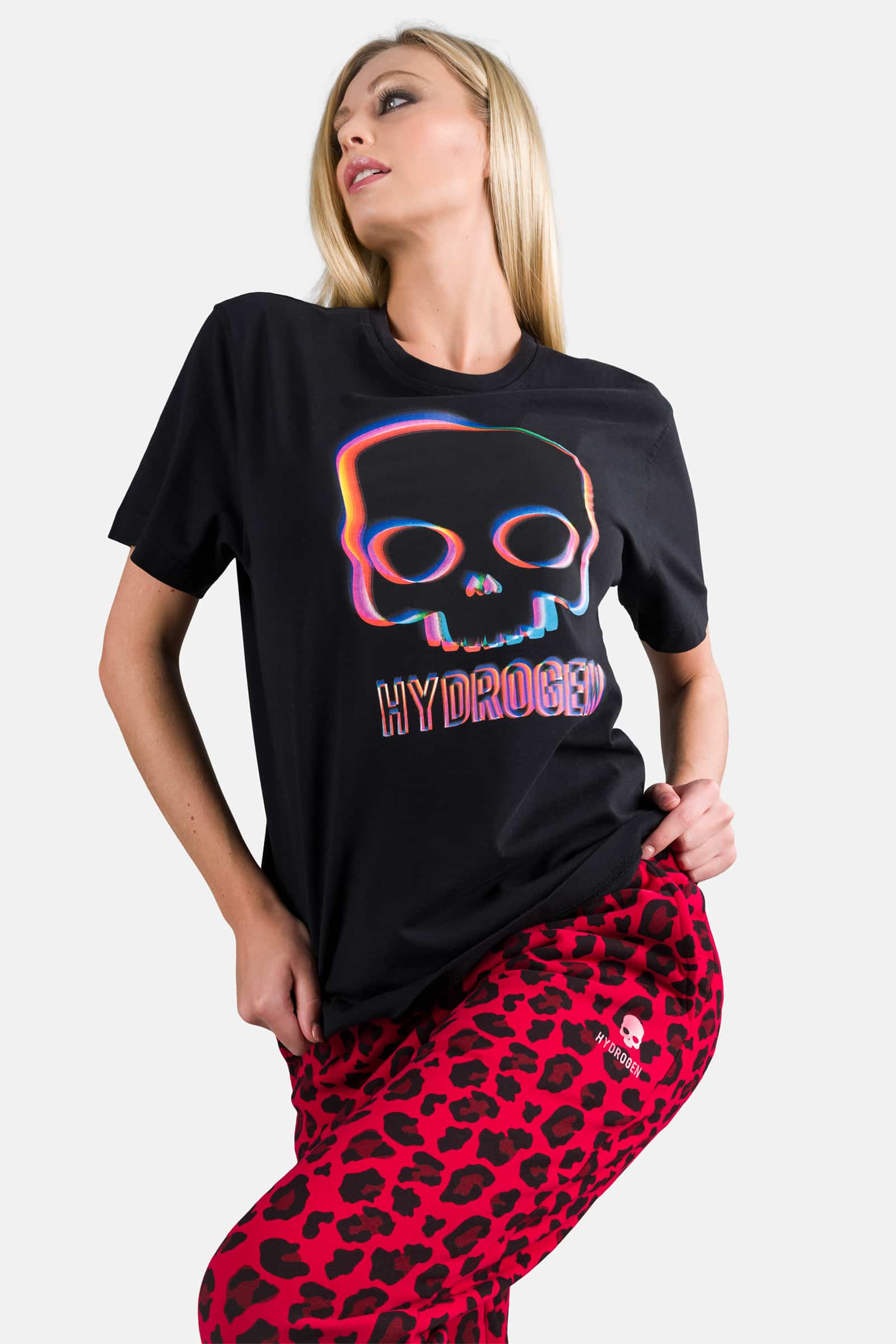 HYDROGEN SKULL TEE - BLACK - Hydrogen - Luxury Sportwear