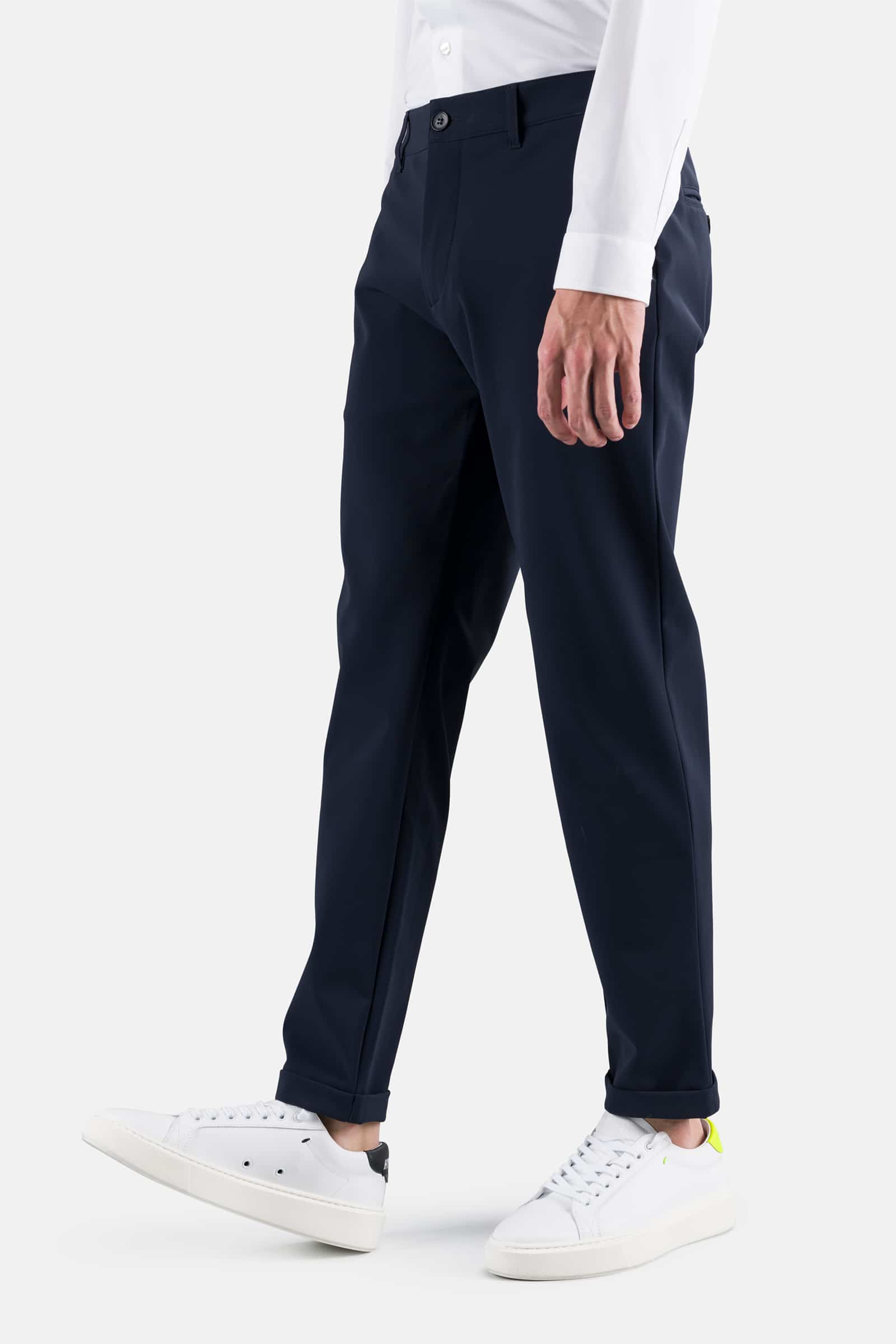 CLASSIC PANTS - BLUE CHECK - Hydrogen - Luxury Sportwear