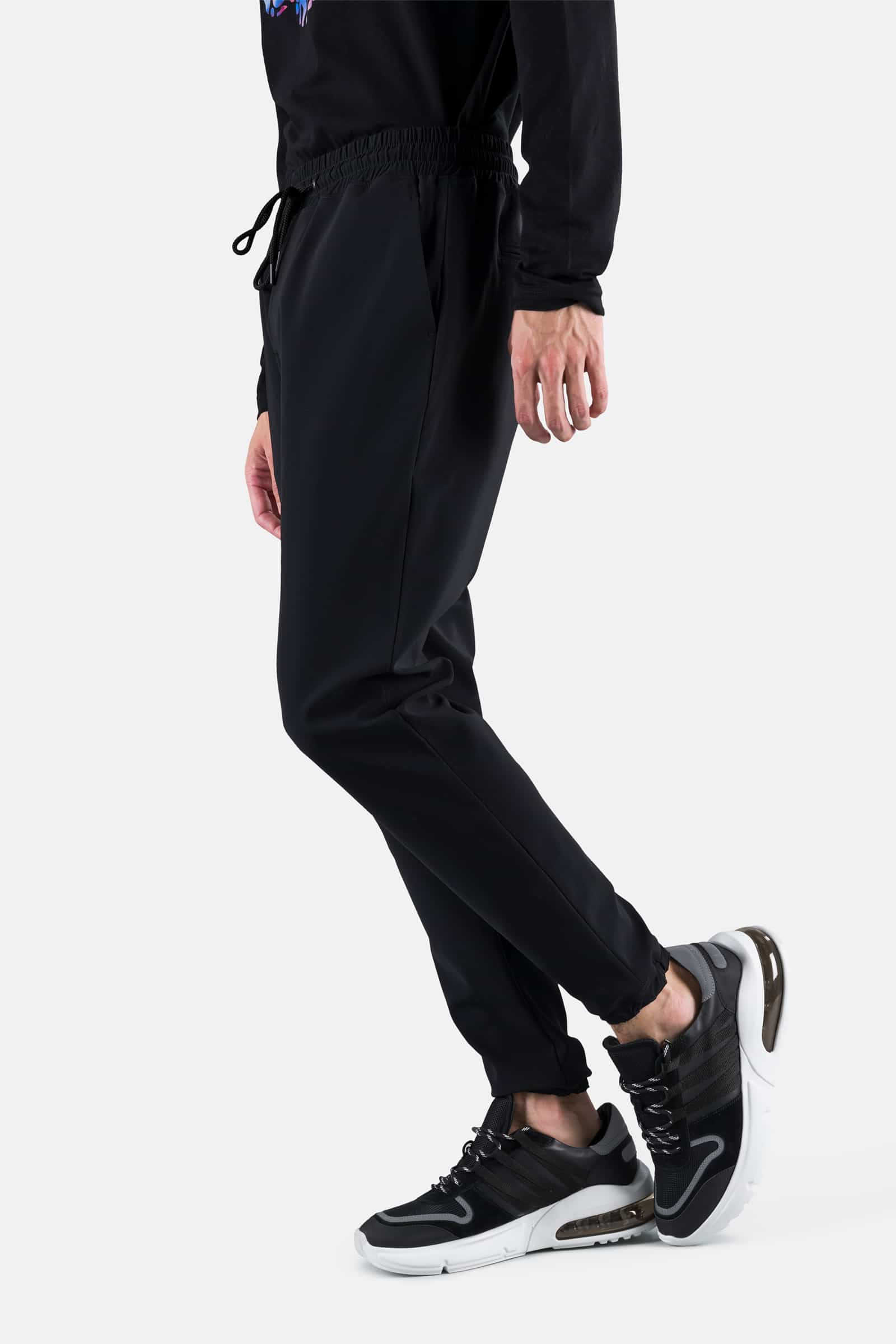 TRACKSUIT PANTS - BLACK - Hydrogen - Luxury Sportwear