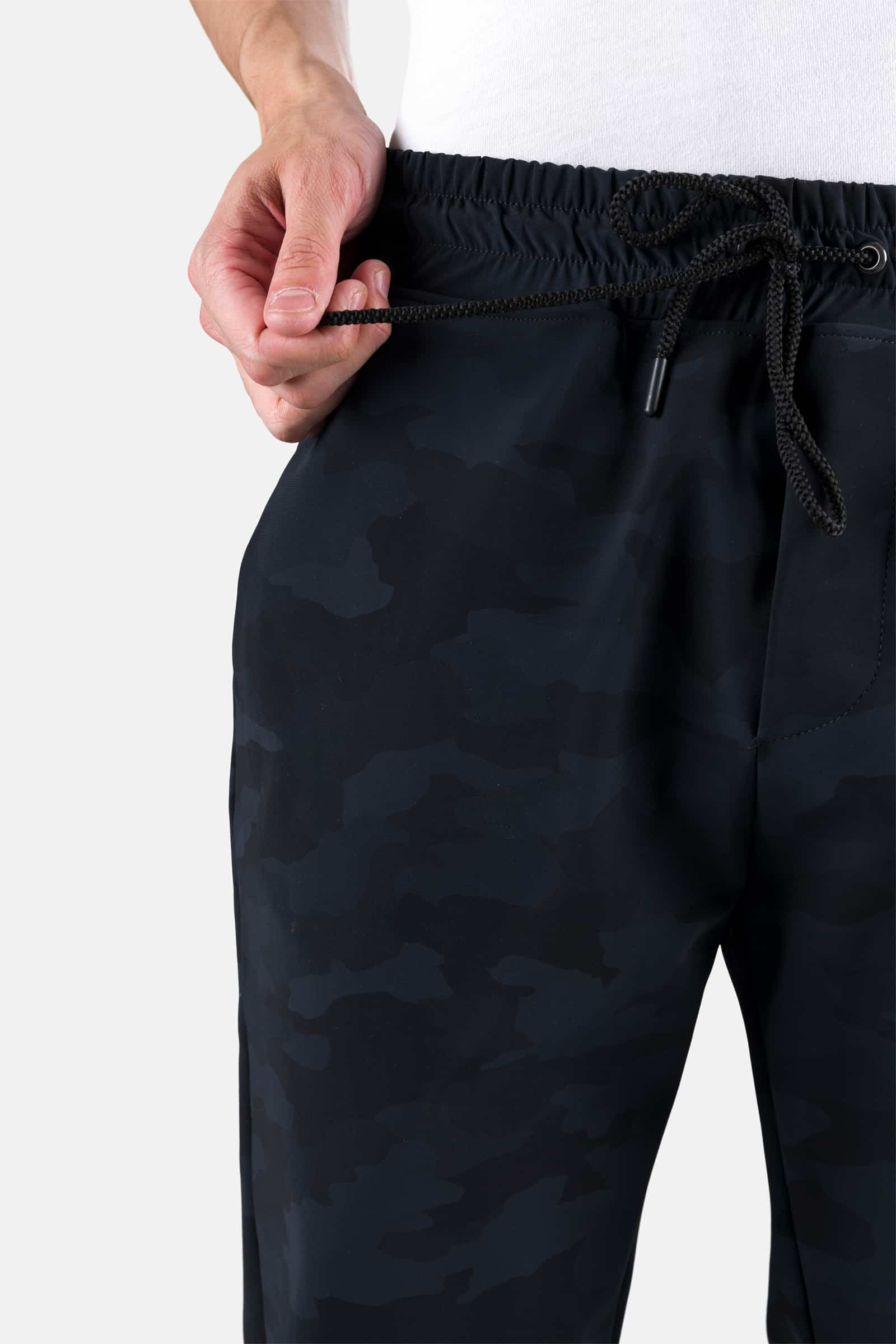 TRACKSUIT PANTS - BLACK CAMOUFLAGE - Hydrogen - Luxury Sportwear