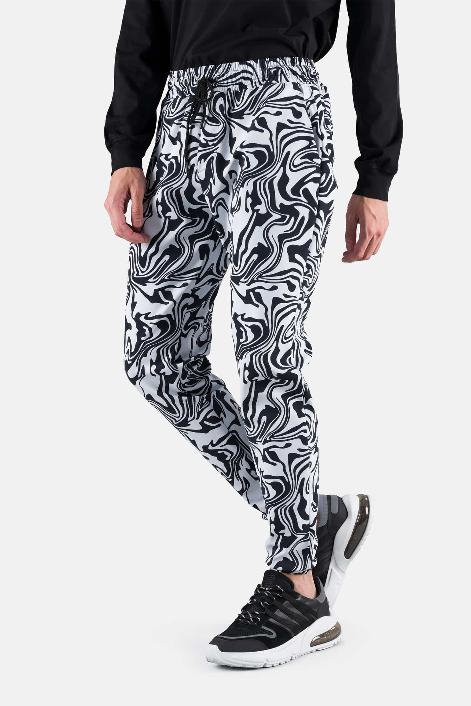 TRACKSUIT PANTS - WHITE CHROME - Hydrogen - Luxury Sportwear