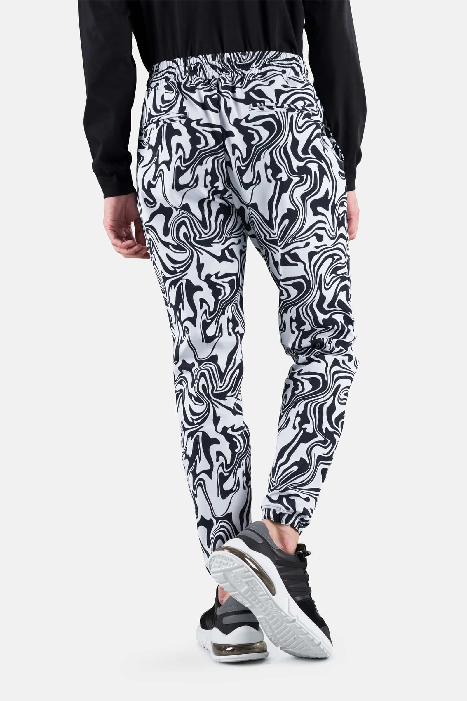 TRACKSUIT PANTS - WHITE CHROME - Hydrogen - Luxury Sportwear