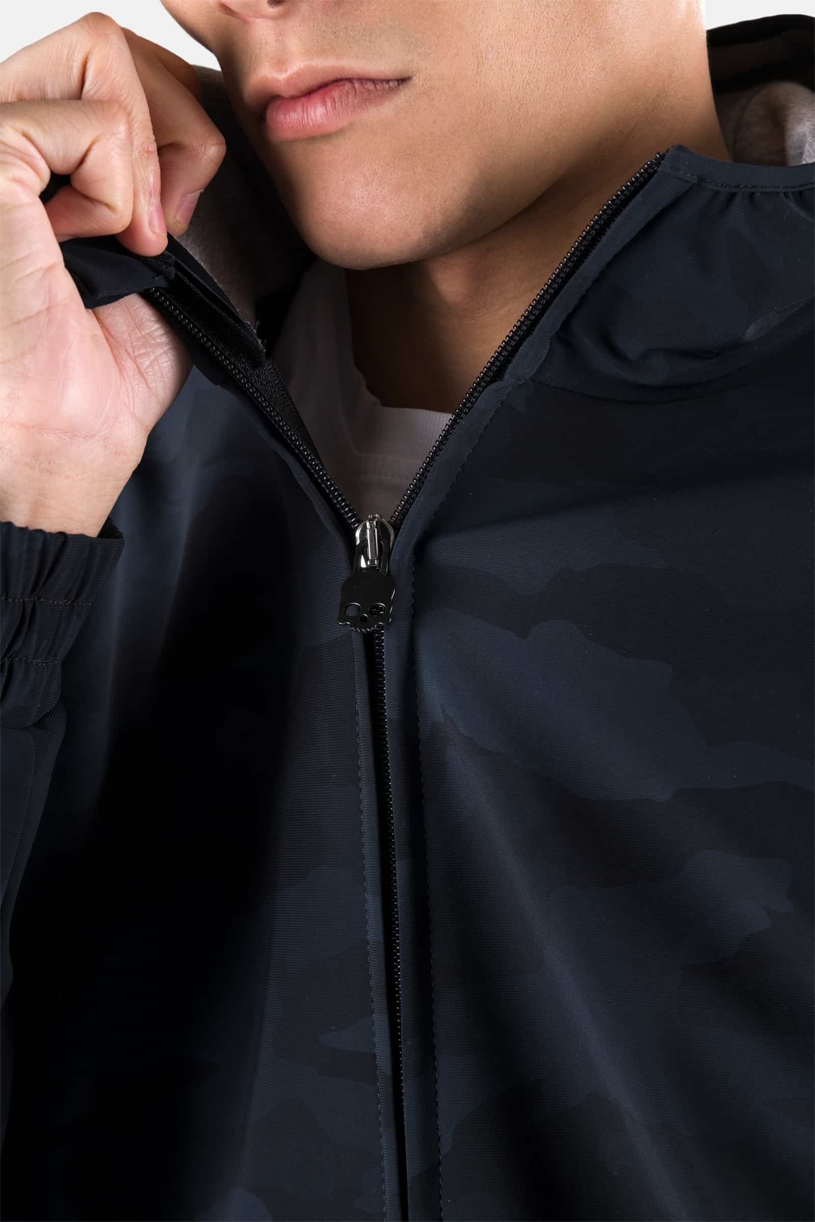 URBAN HOODIE - BLACK CAMOUFLAGE - Hydrogen - Luxury Sportwear